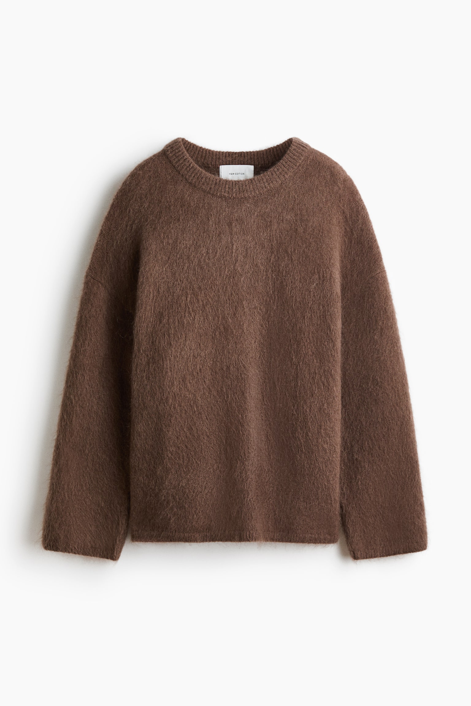 Oversized Mohair-Blend Sweater - Dark taupe/Light beige/Dark dusty gray/Light yellow/Dusty purple/Dark brown/White/Navy blue/Dark gray/Burnt orange/Bright orange