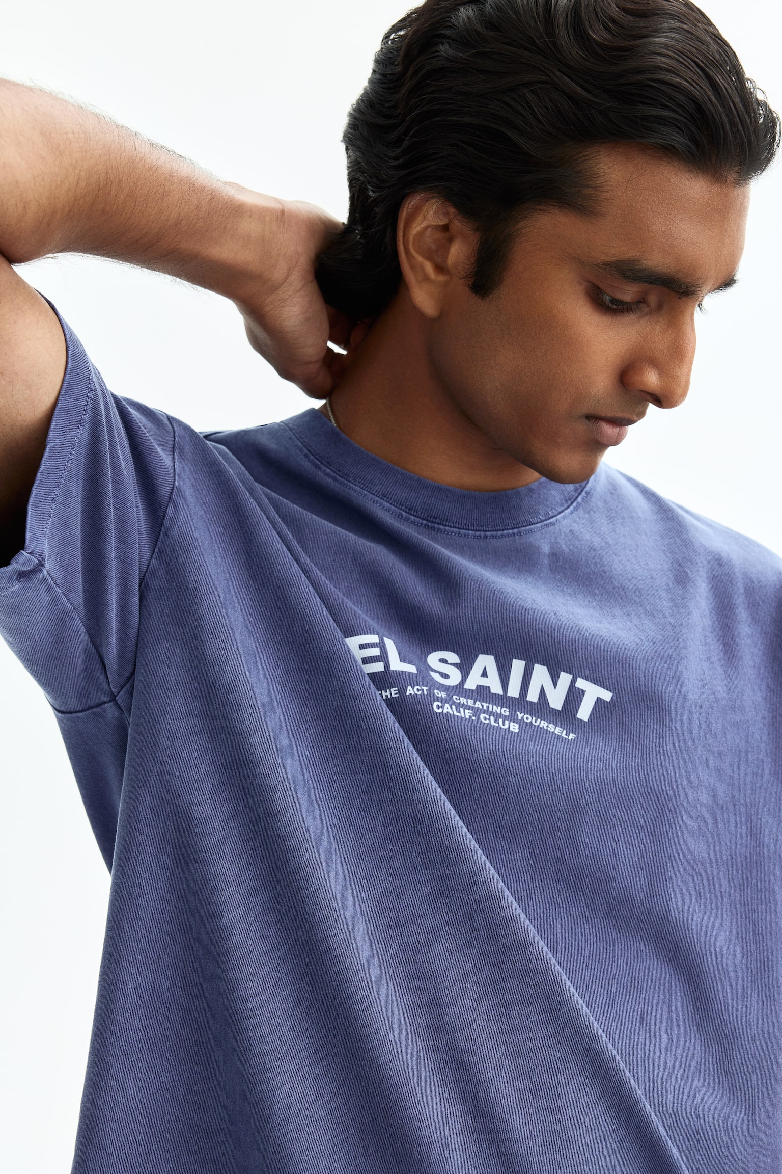 Relaxed Fit Printed T-shirt - Blue/El Saint/Grey/Route 66/Burgundy/Urban Studio - 4