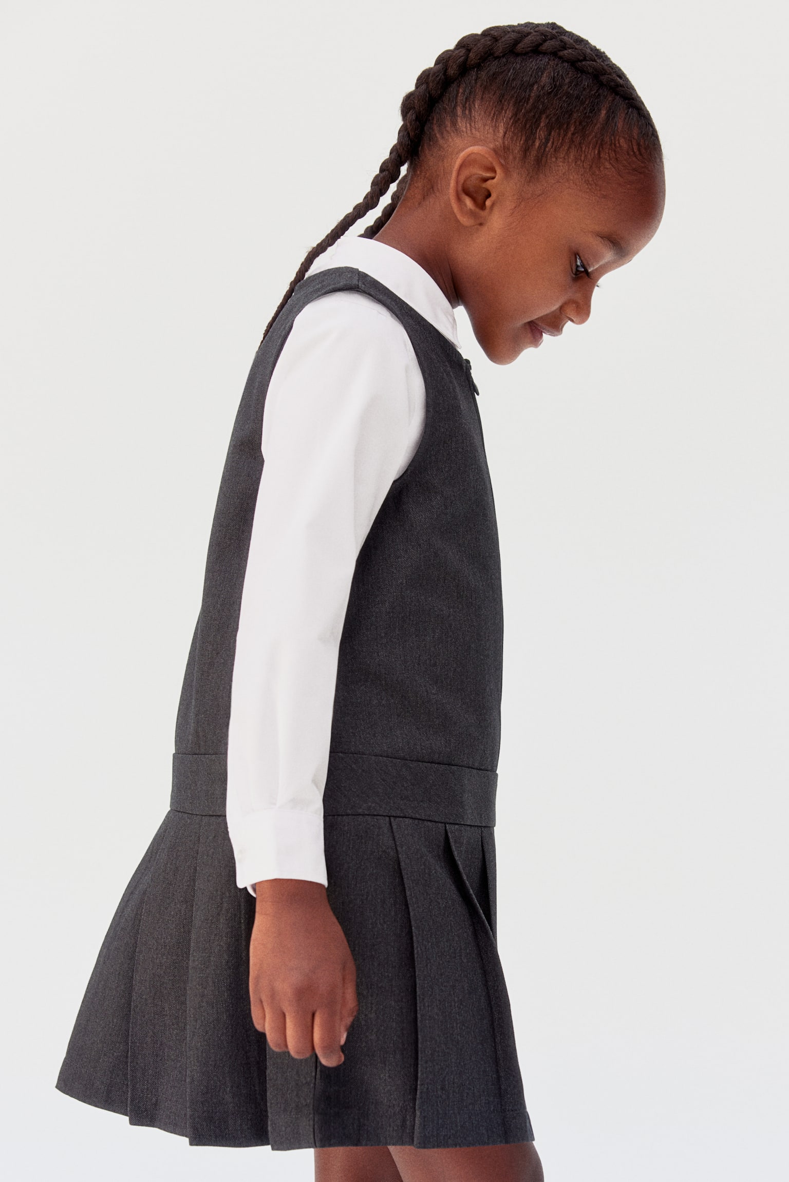 2-pack school dresses - Dark grey/Black/Navy blue - 3