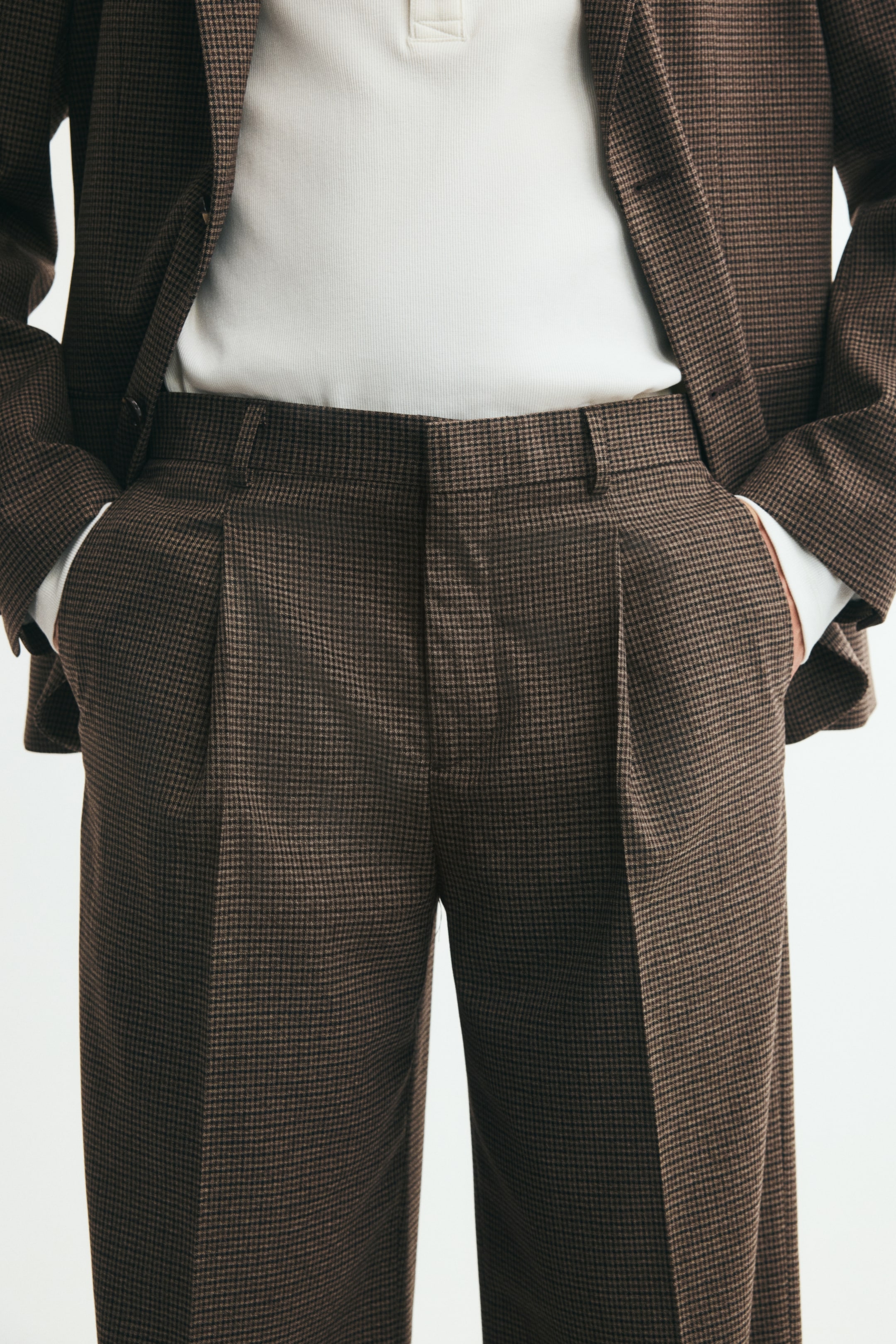 Loose-Fit Suit Pants
