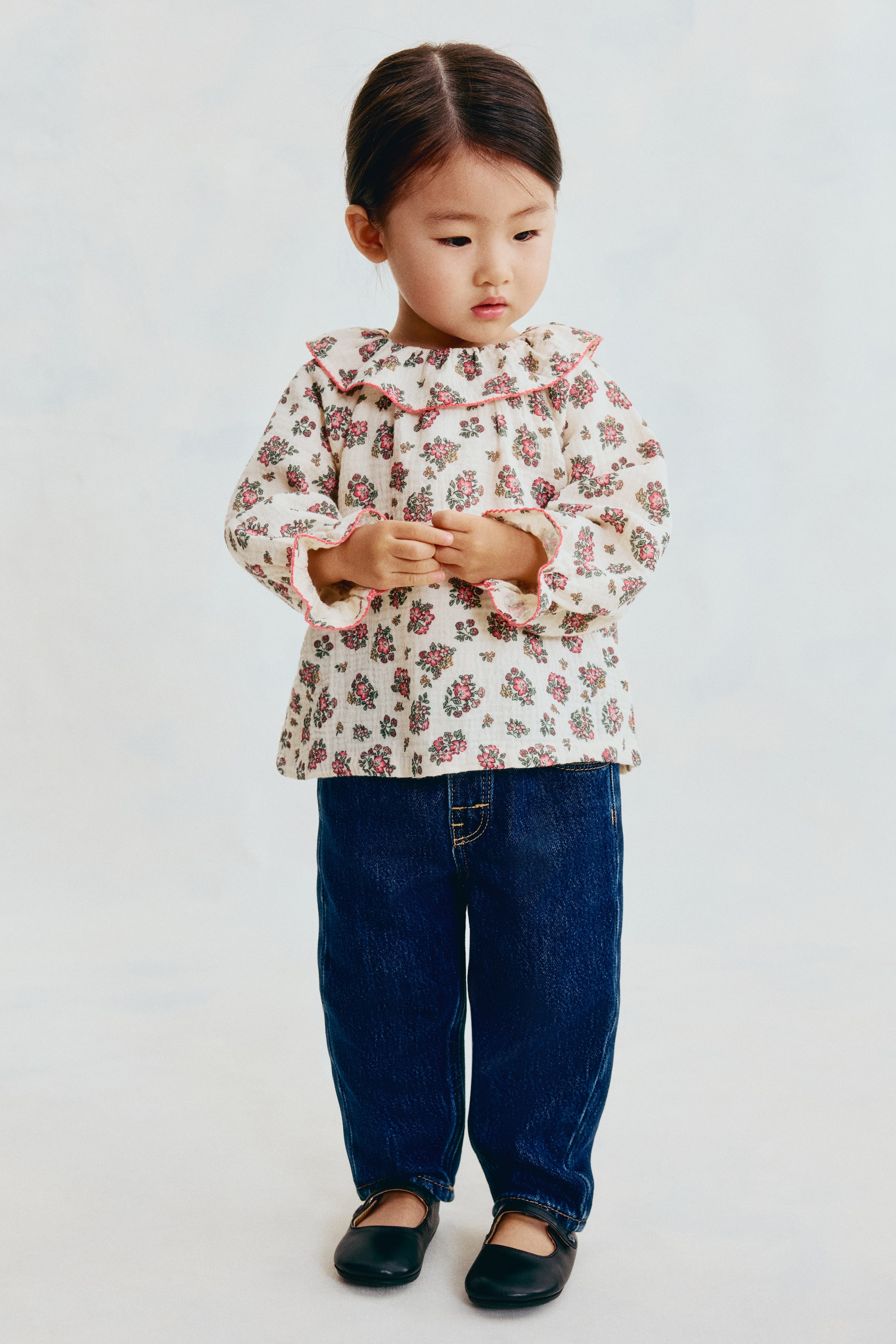 Blouse en mousseline de coton
