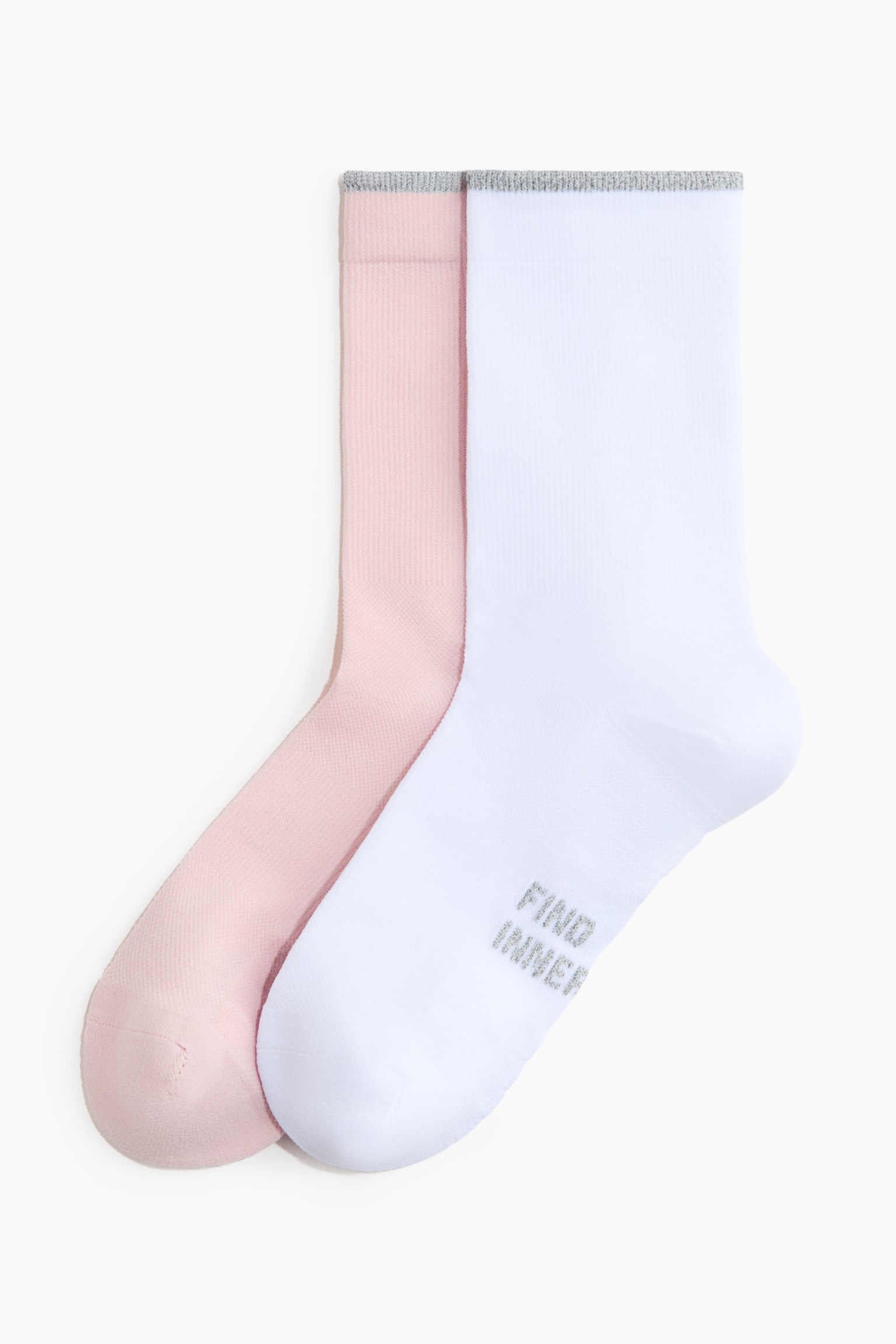 2-pack running socks with DryMove™ - White - 1