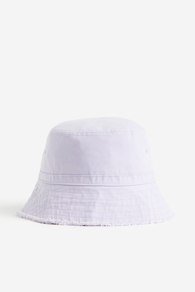 Twill bucket hat - Lilac