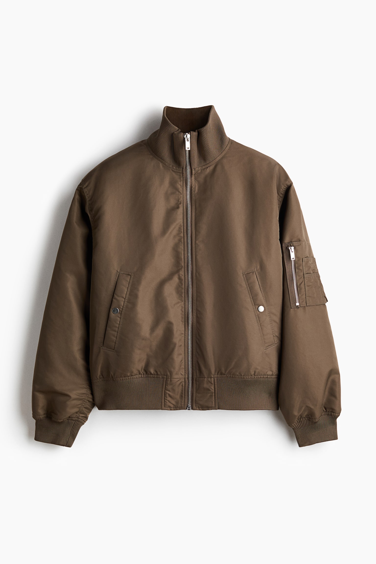 Padded Bomber Jacket - Dark mole - 1