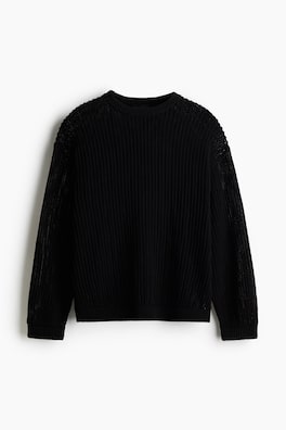 レギュラーフィット カシミヤセーター - ネイビーブルー - Men | H&M JP