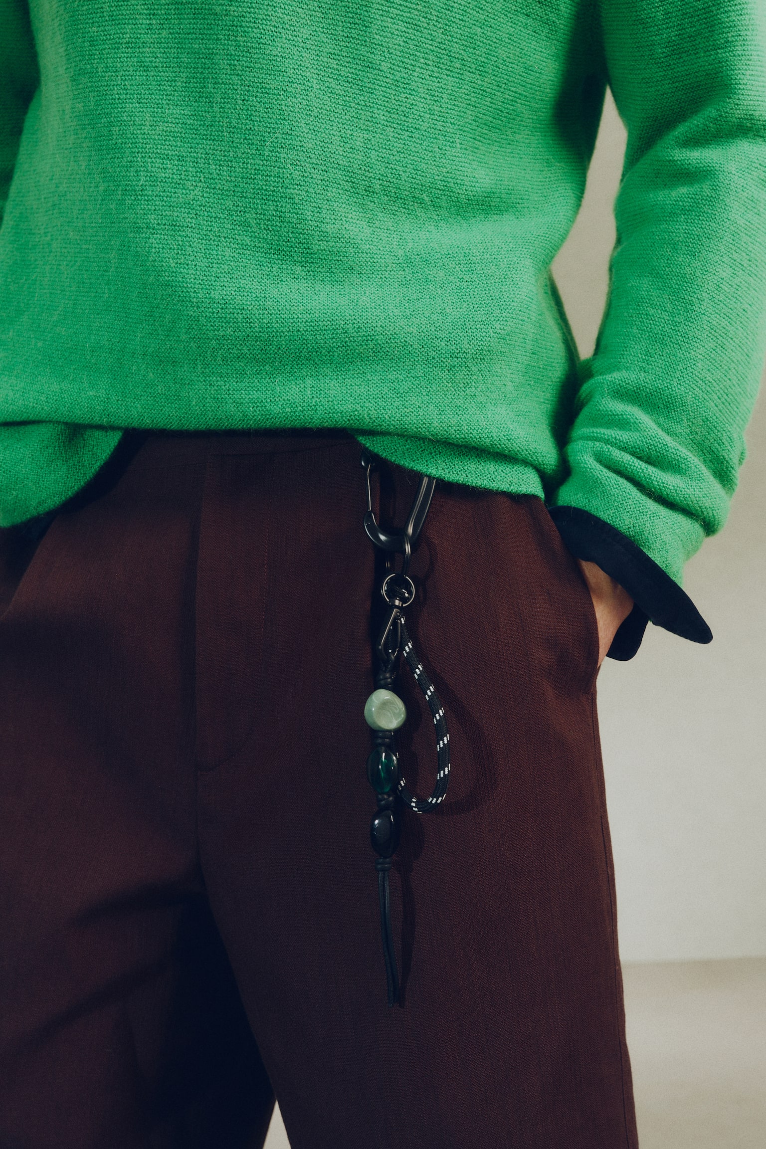 バッグチャーム - ブラック - 1