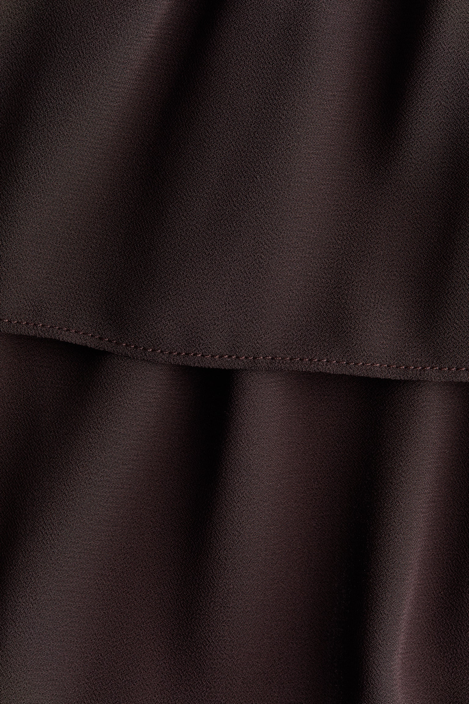 Женская блузка H&M Balloon-Sleeved Blouse, цвет: Тёмный коричневый — фото 6