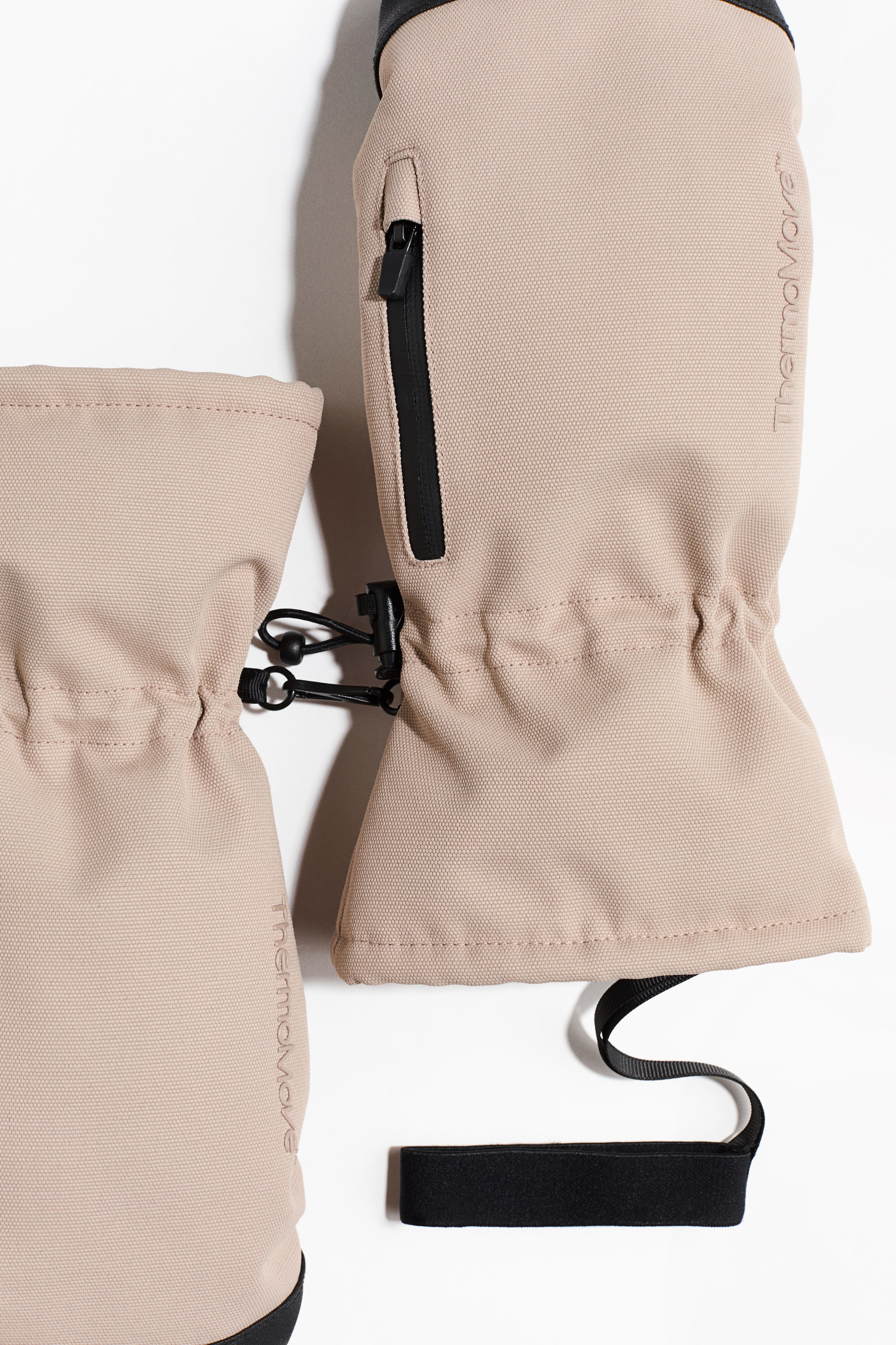 Visa större bild: Skidvantar med ThermoMove™ - Beige - DAM | H&M SE 2