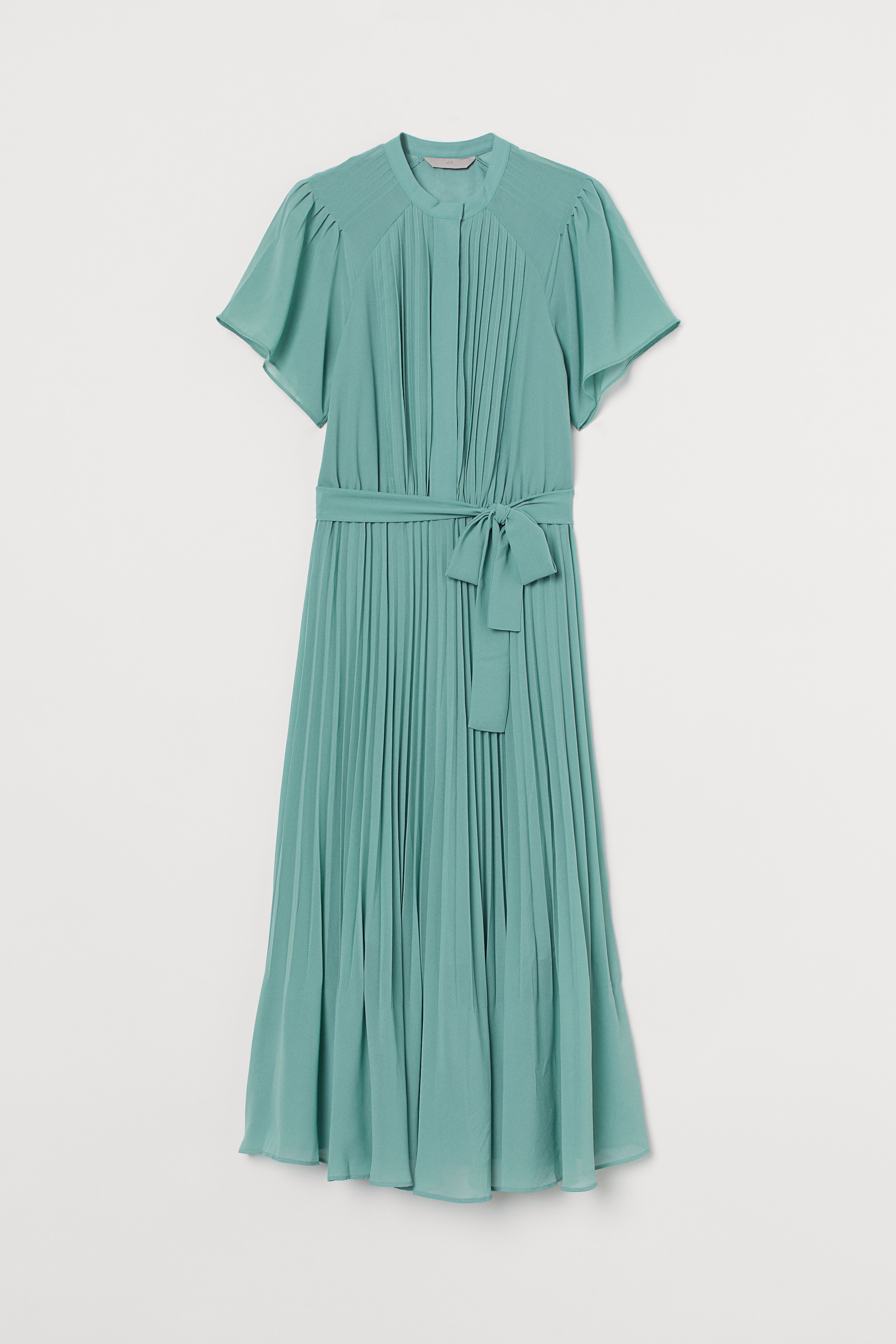 H&m pleated chiffon dress best sale