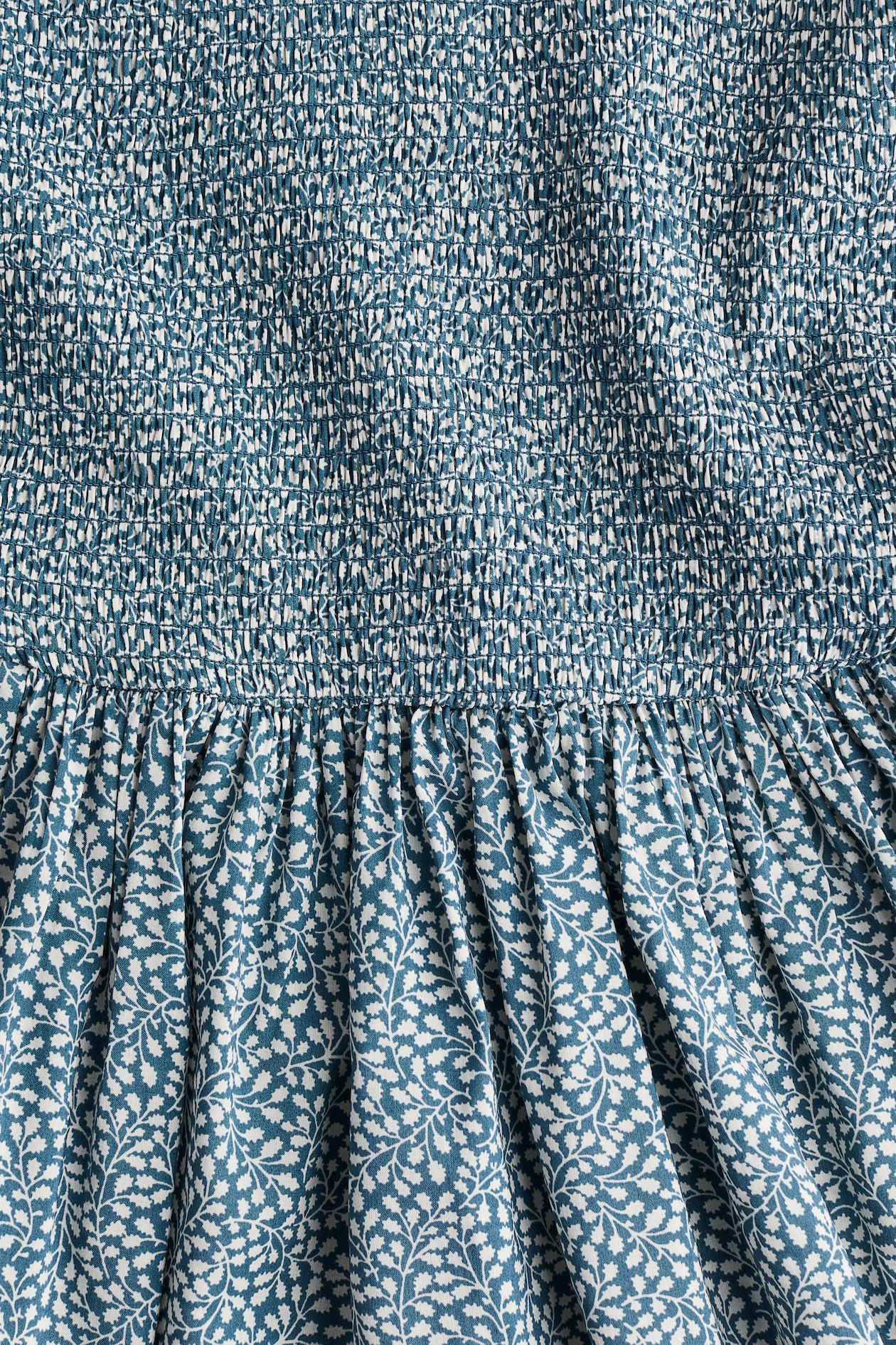 Arc-en-ciel Vestina grigia in lana con punto smock 1122B