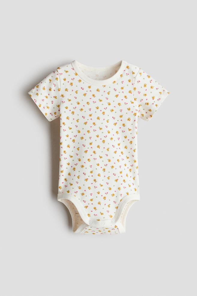 Body estampado - Crema/Floral/Crema/Conchas/Rosa claro/Fresas/Rosa claro/Floral/Blanco/Estampado de leopardo/Crema/Veleros - 1