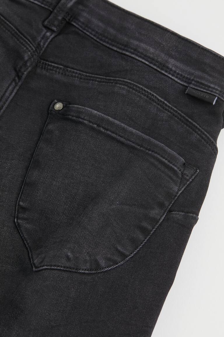 Push up Low Jeggings Black Ladies H&M GB