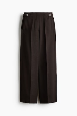 Dressad byxa med vida ben