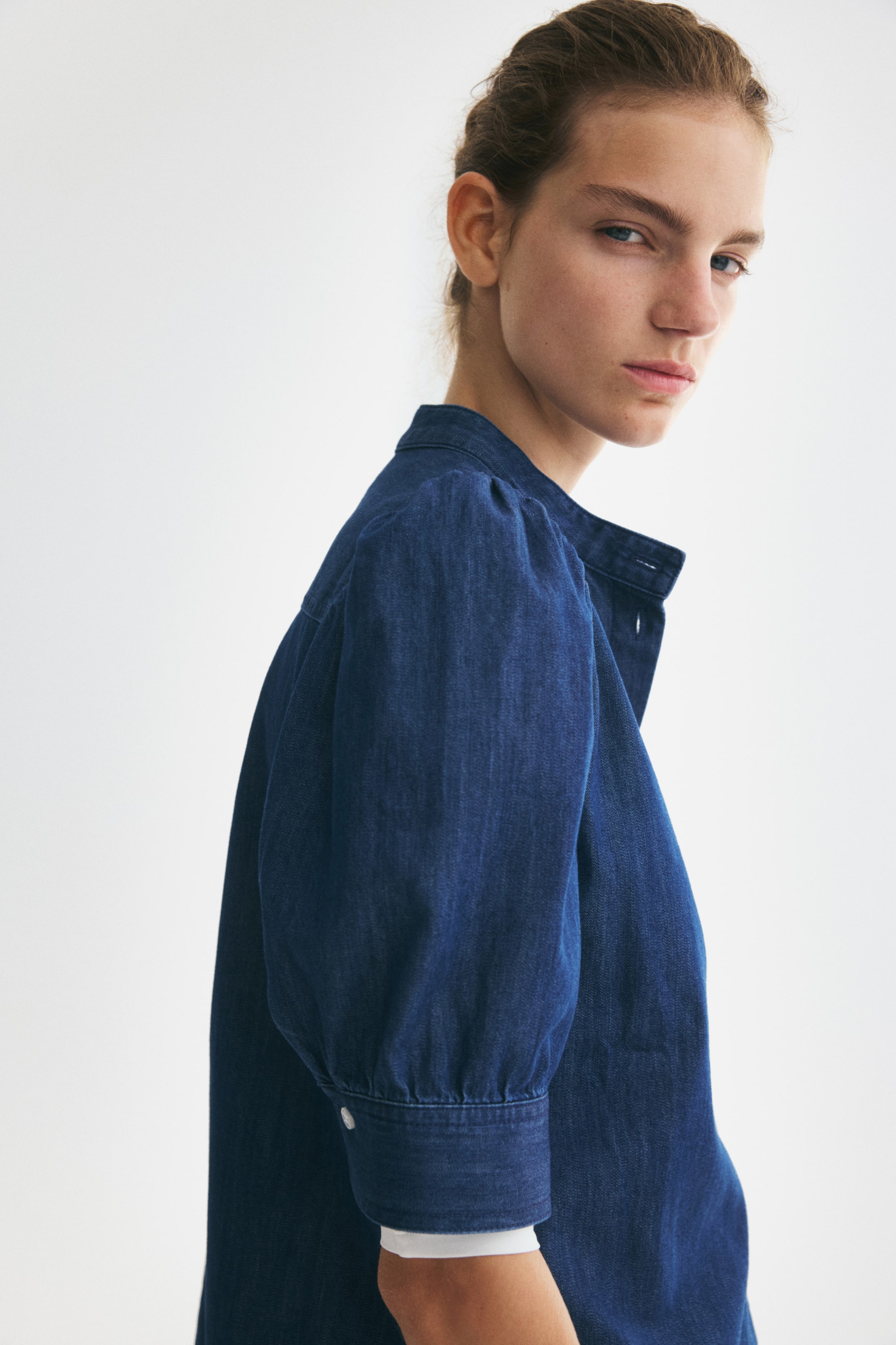 Puff-Sleeved Blouse