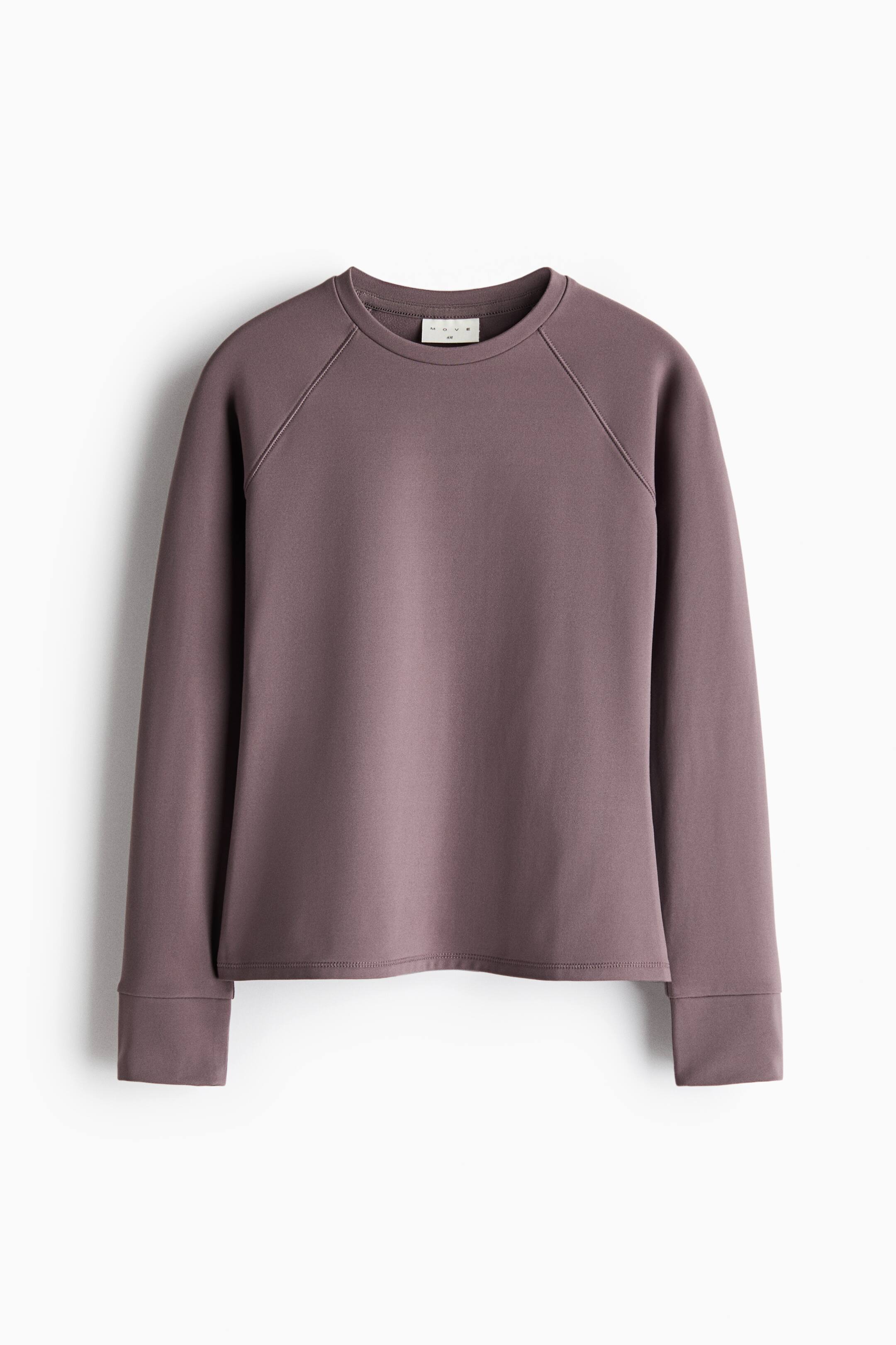 View larger image: Warming sports top with Fleece SoftMove™ - Purple mole - Kids | H&M 1