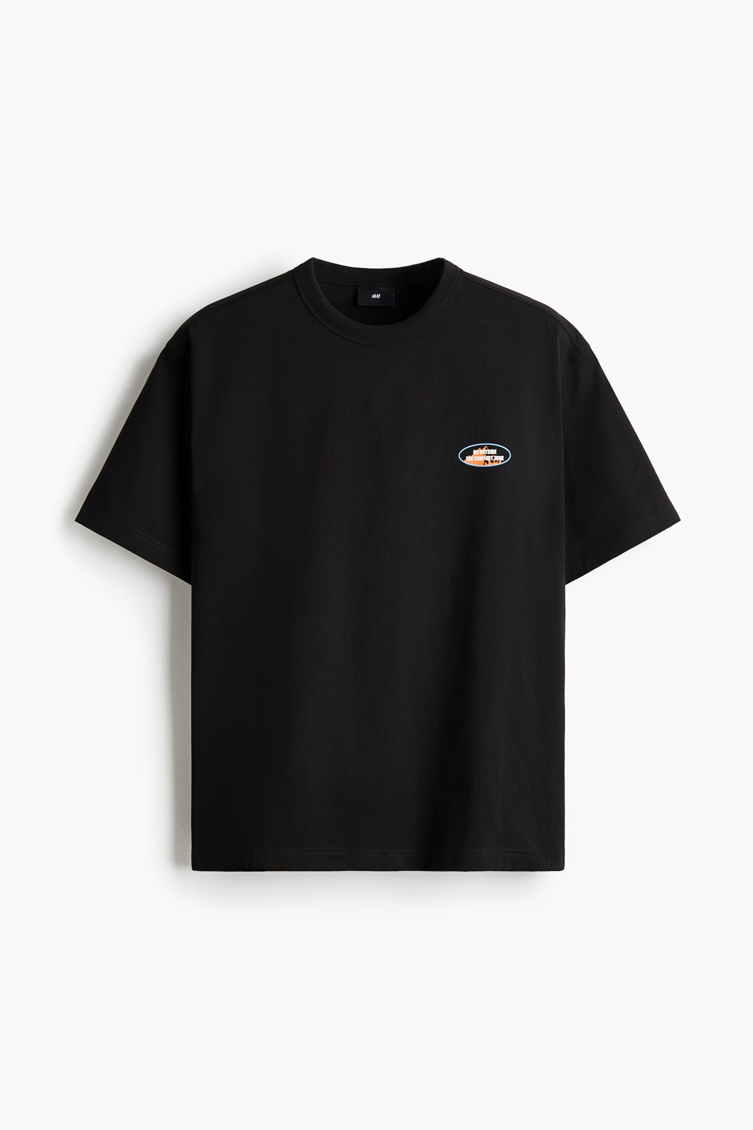 Loose Fit Printed Cotton T-shirt - Black/Go Outside/Rust brown/Belay On Dyno/White/Challenge - 1