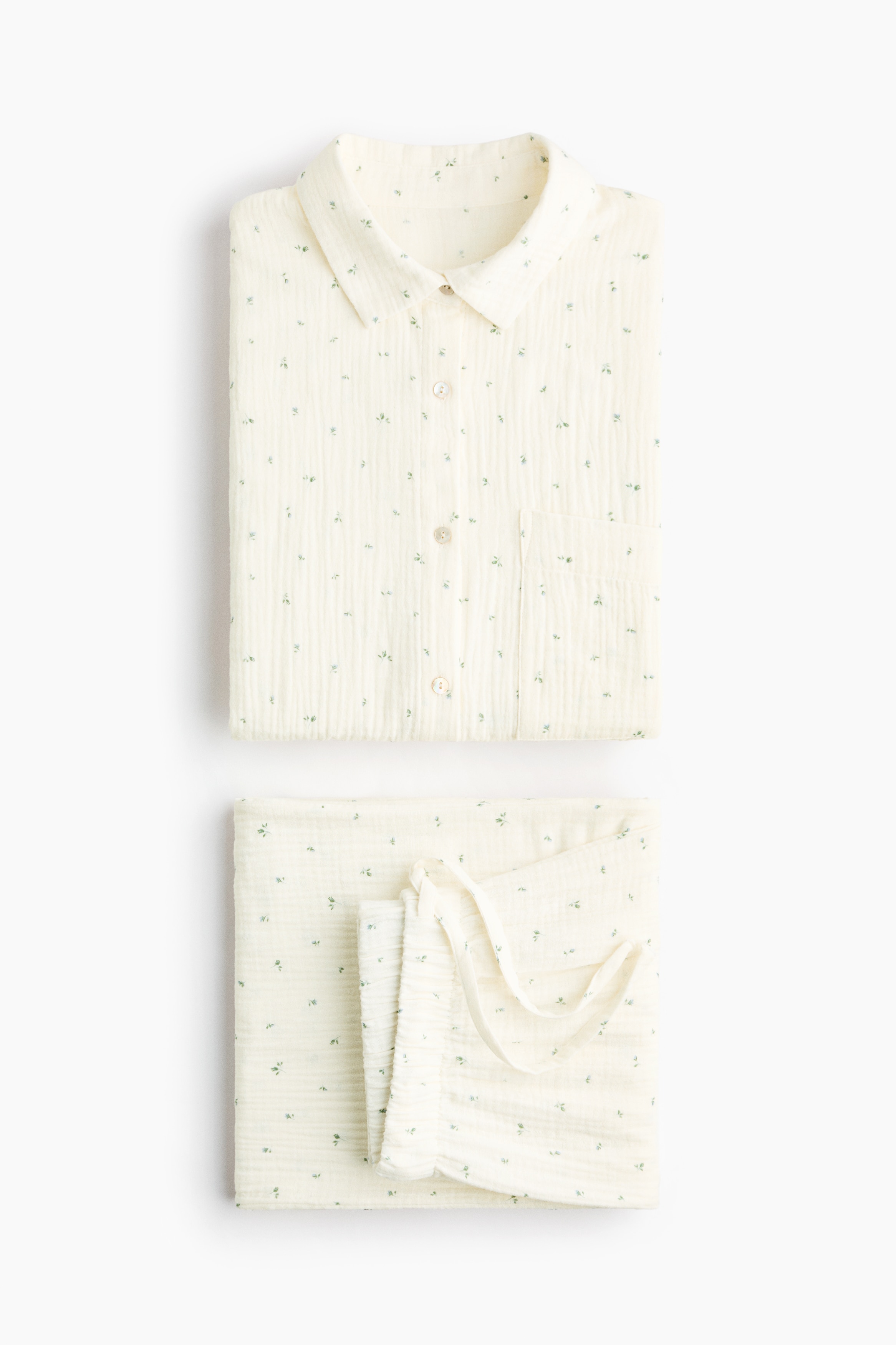 Cotton muslin pyjamas