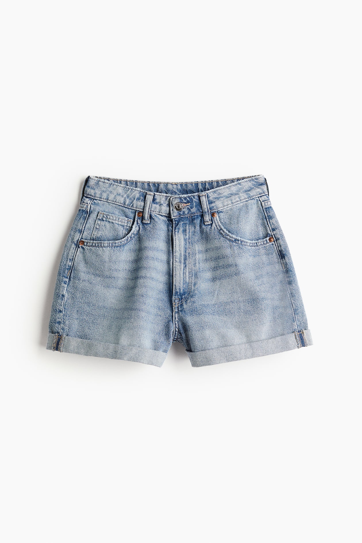 Stradivarius Denim Shorts Grey Mom Shorts High Waist Denim Shorts
