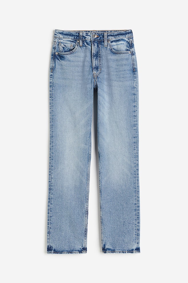 Petite Fit Slim High Jeans - Bleu denim clair/Noir denim/Bleu denim pâle - 1