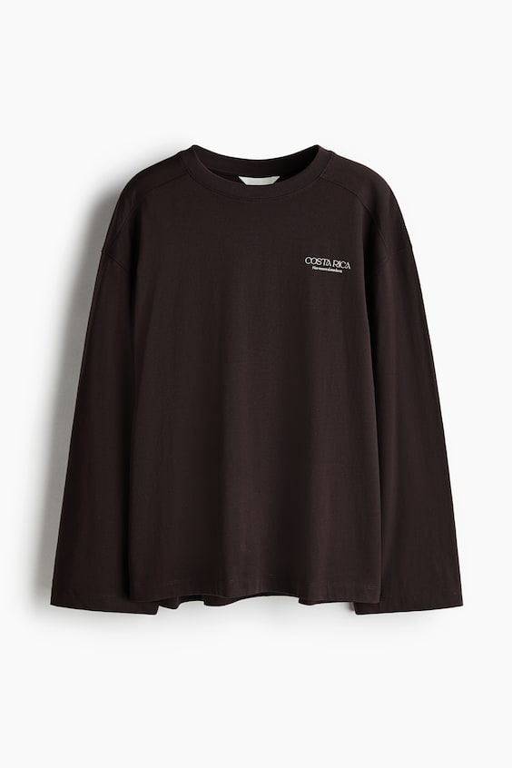 Женские топы H&M Oversized Jersey Top