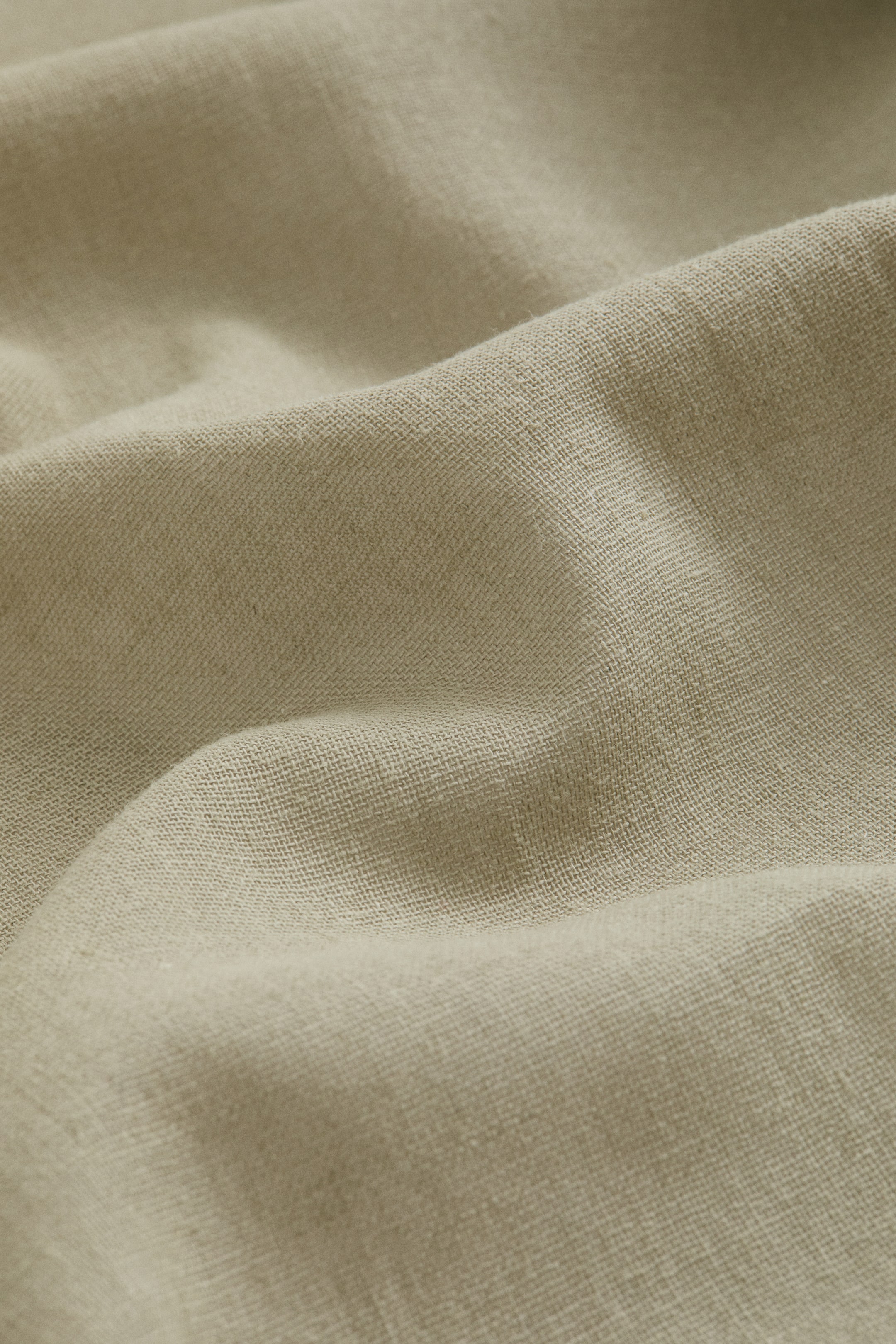 View larger image: 1-pack long and wide linen-blend curtain length - Sage green - Home All | H&M IN 4