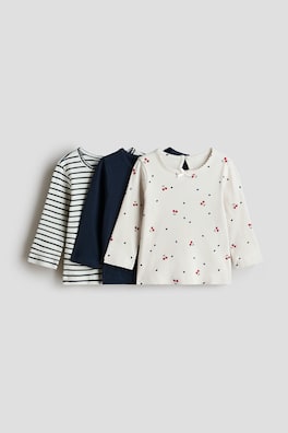 3-pack bomullströja