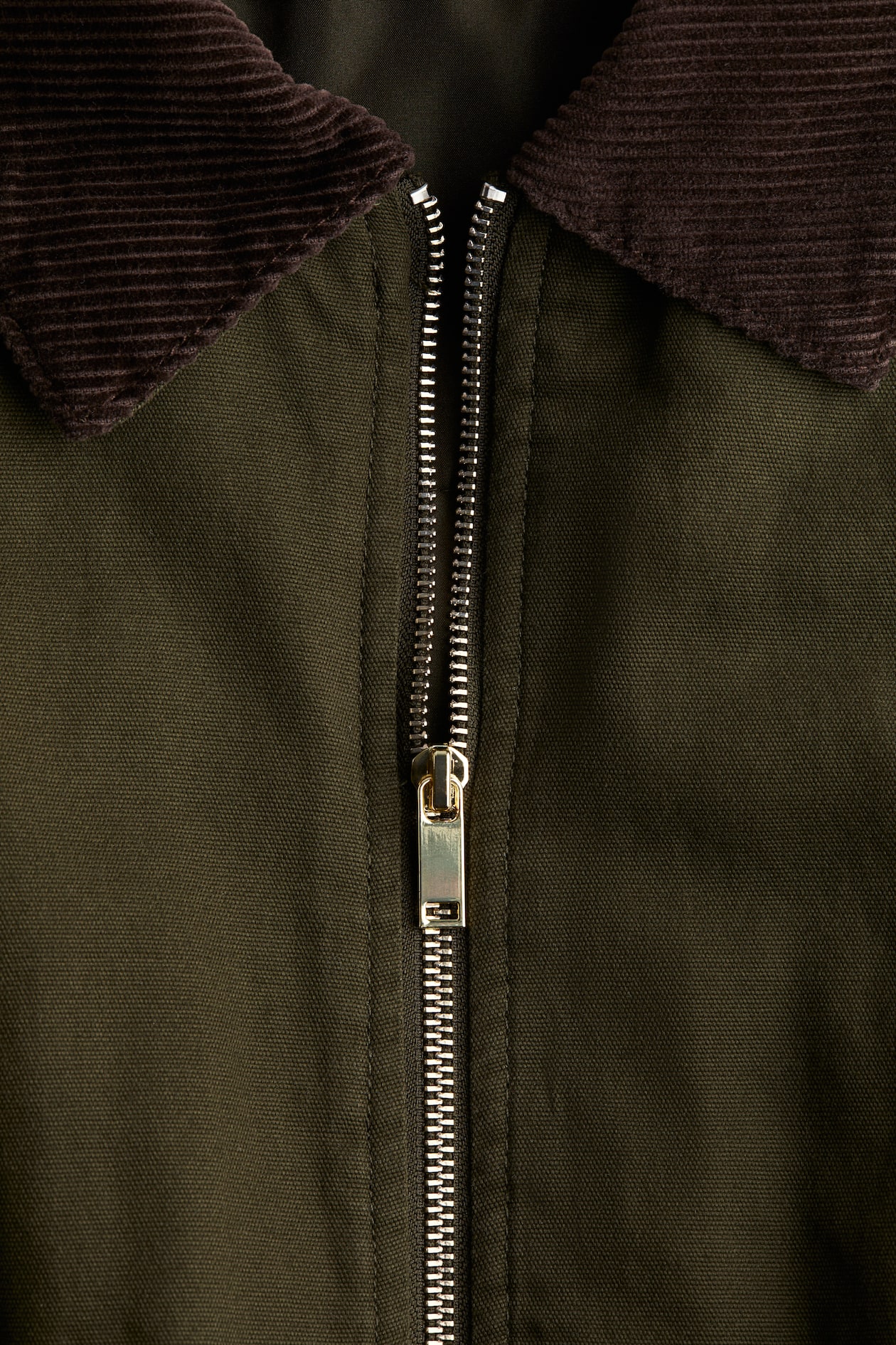 Vest with Corduroy Collar - image 3