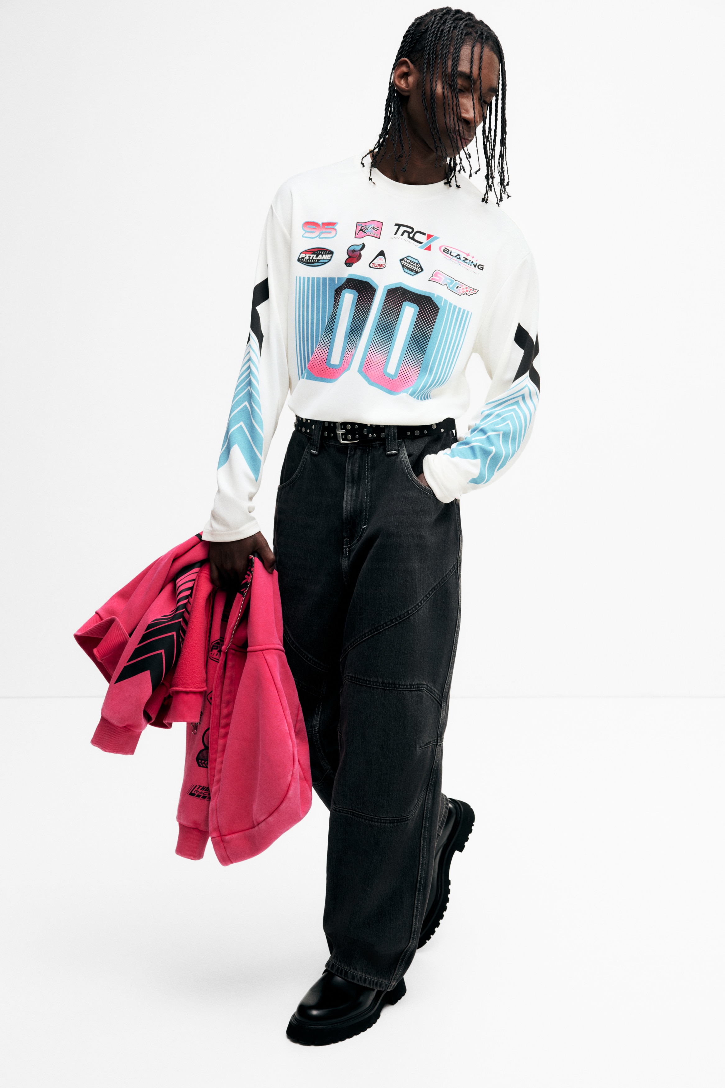 Baggy Biker Jeans