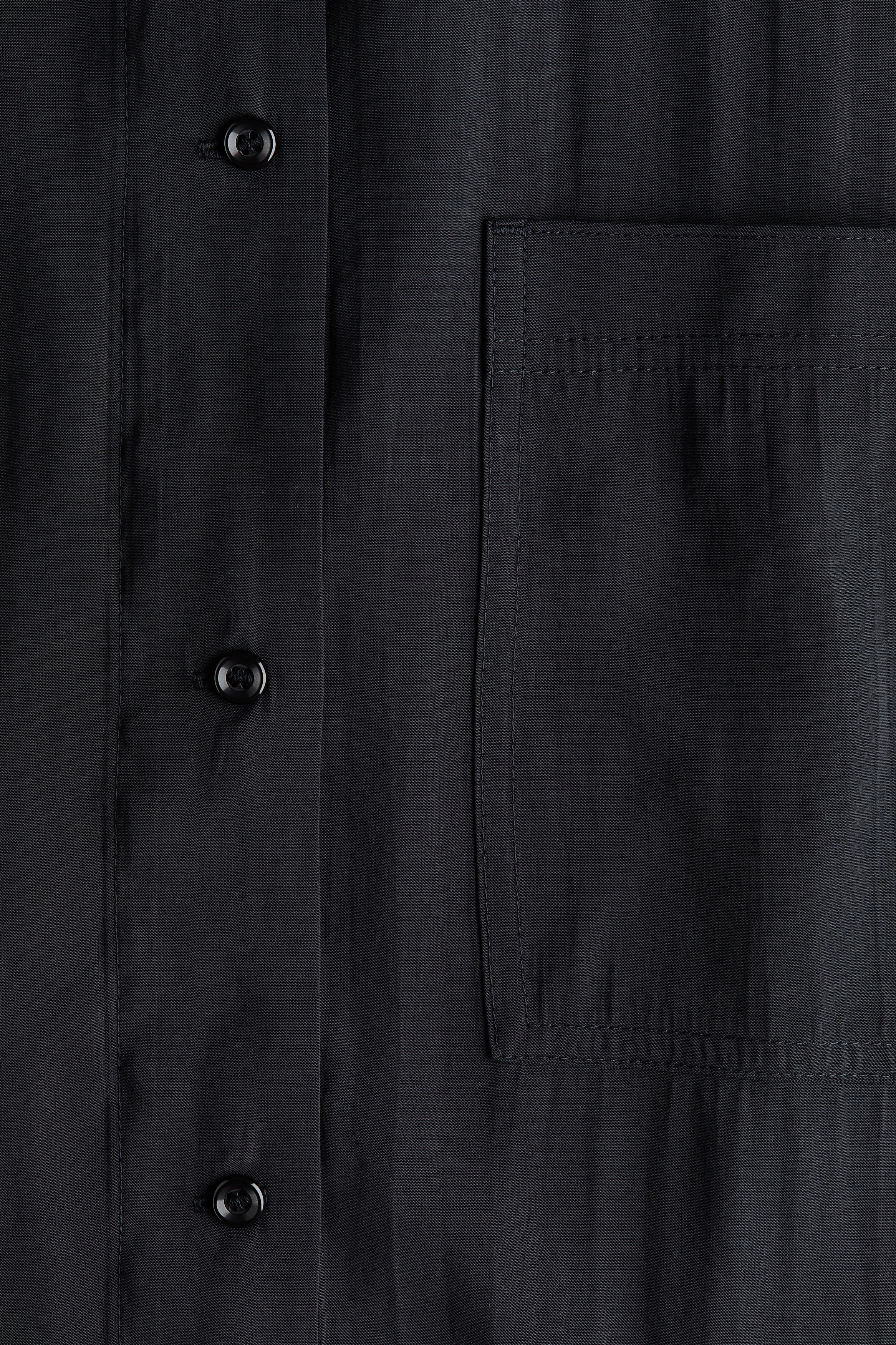 Oversized Shirt with Stand-Up Collar thumbnail 7