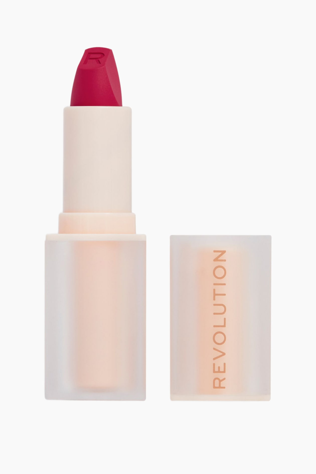 Revolution Makeup Lip Allure Soft Satin Lipstick Material Girl Wine 3.2g