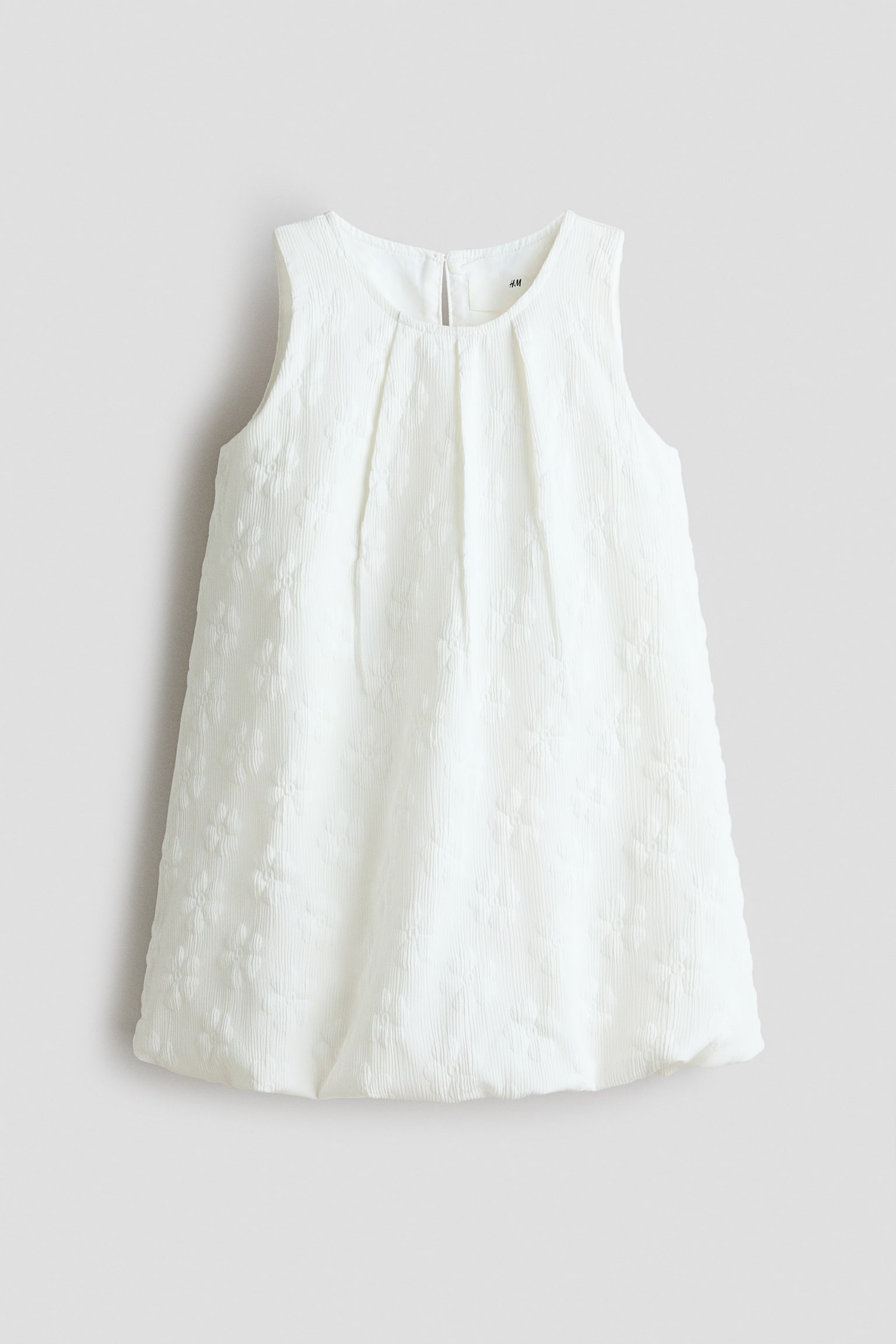 Patterned dress - White/Light pink - 2