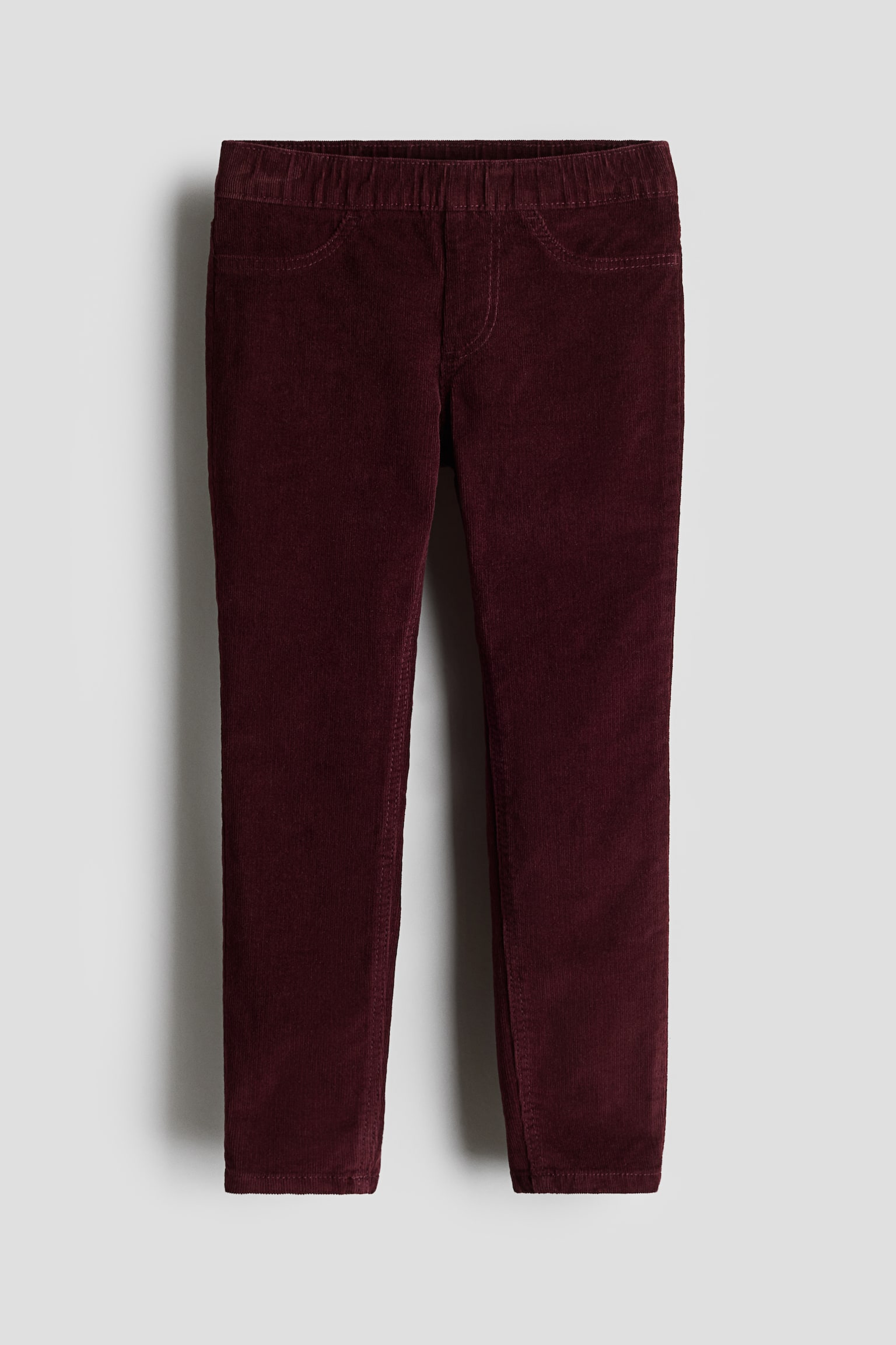 Skinny Fit Corduroy trousers - Dark red/Dark grey/Khaki green/Light pink - 1