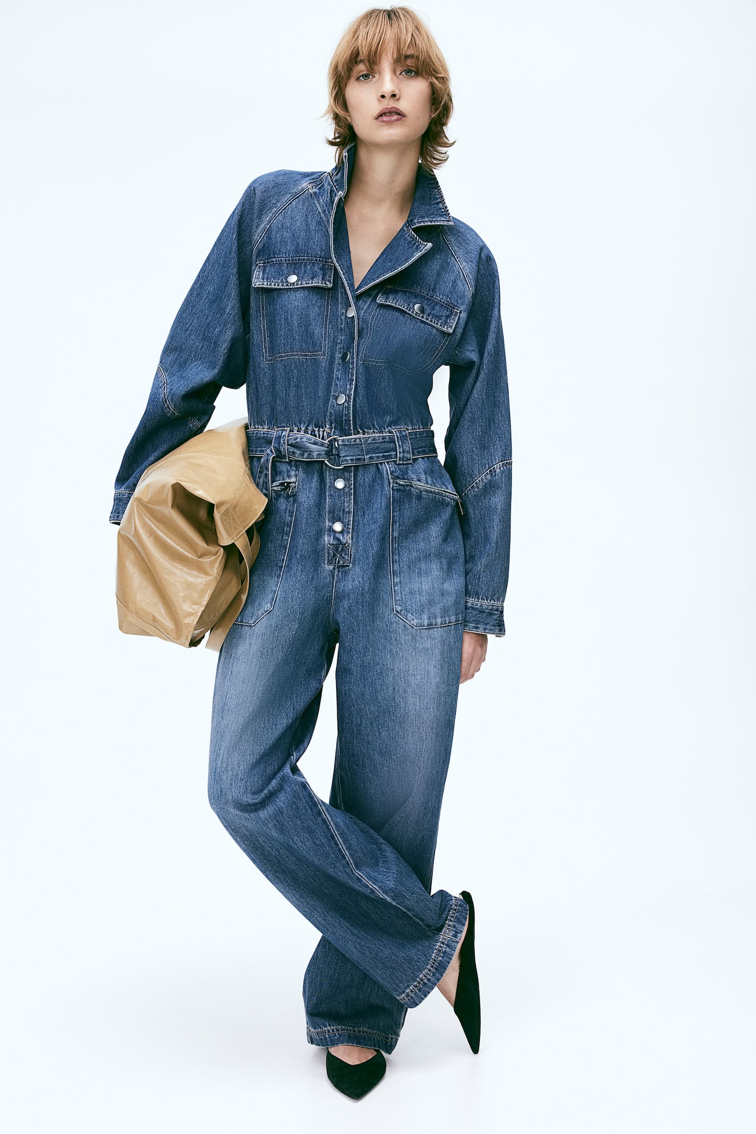 Denim boilersuit - Denim blue - 1