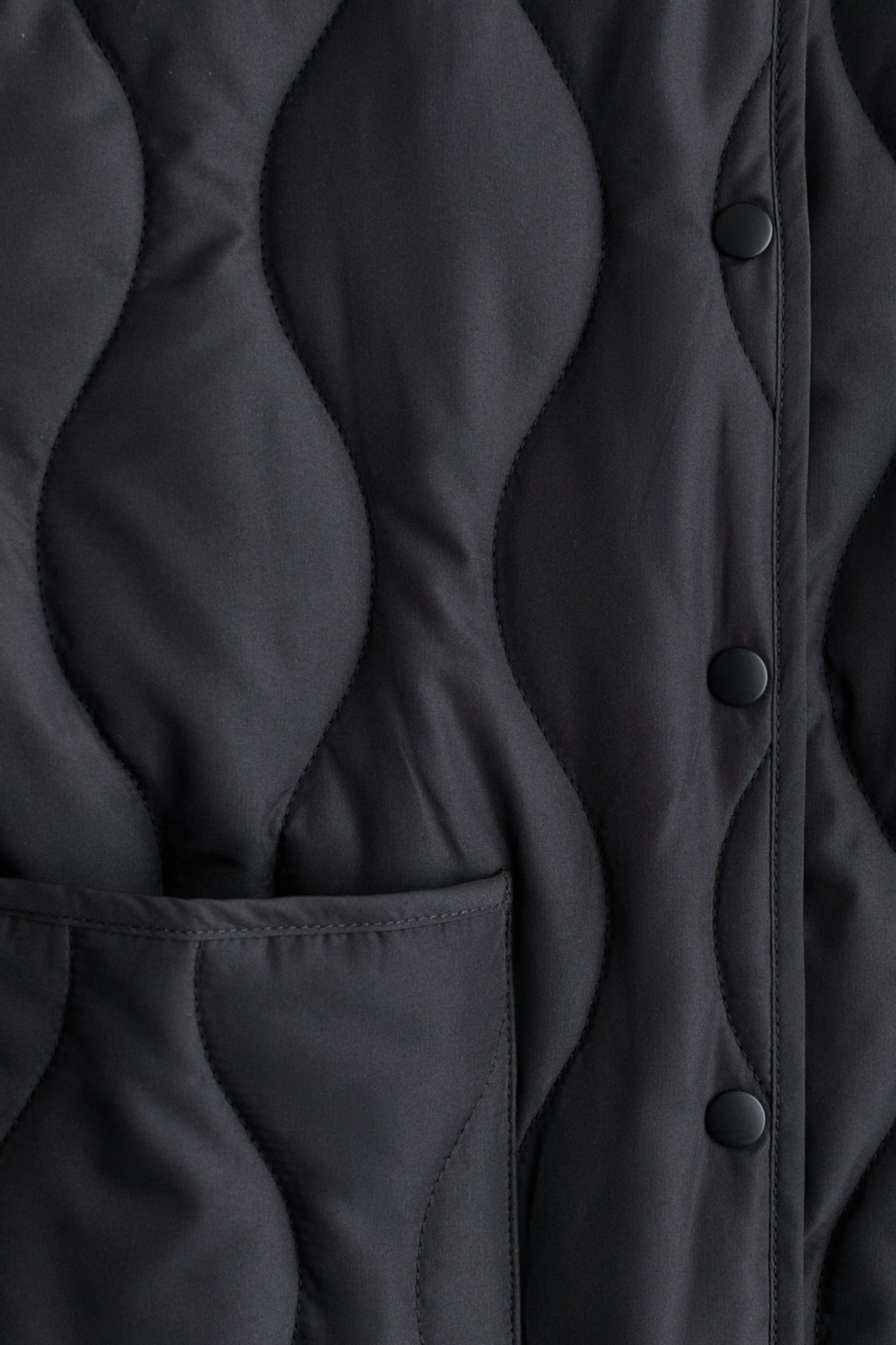 Детская куртка H&M Quilted, цвет: Тёмно-синий — фото 2