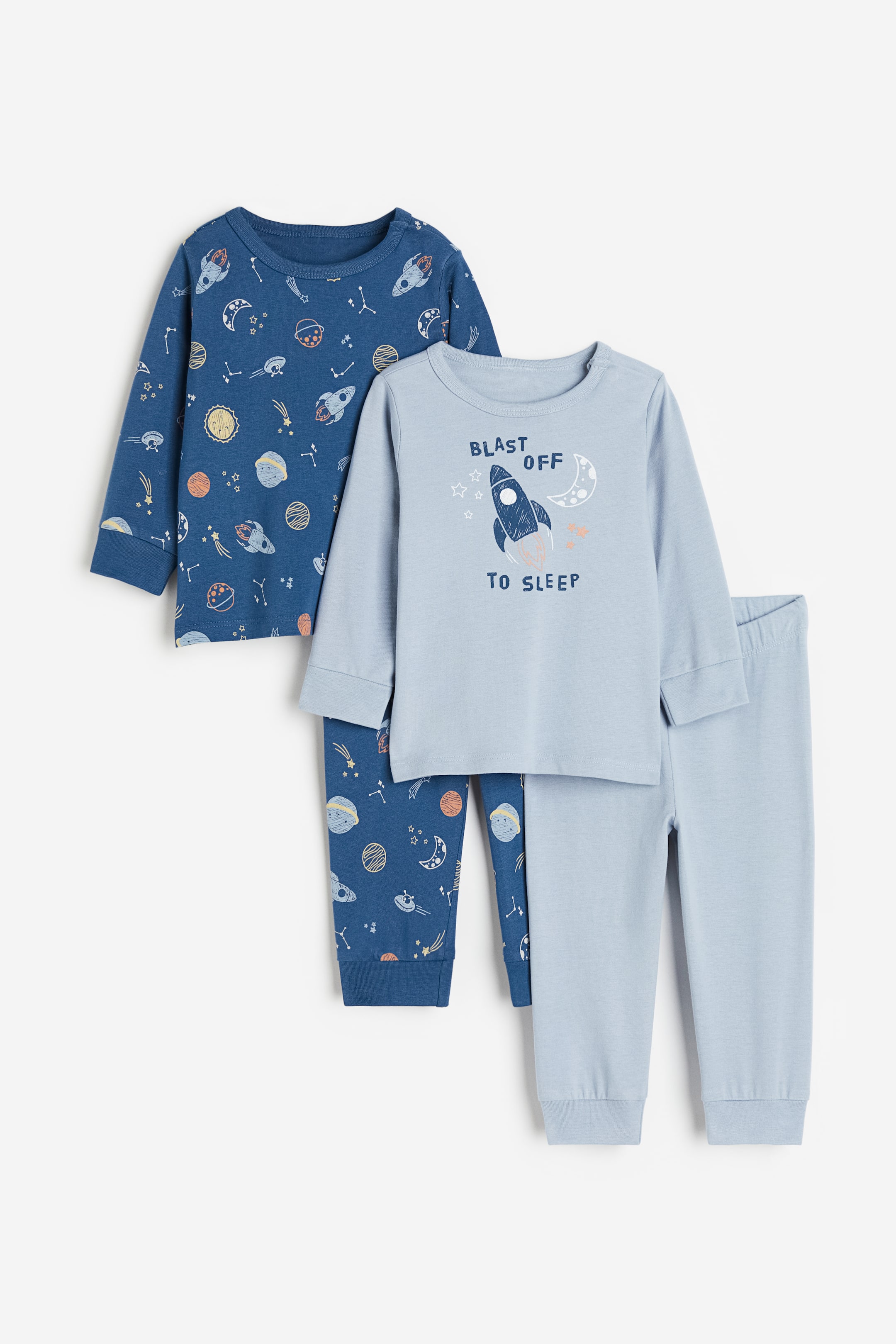 2-pack Printed Cotton Pajamas