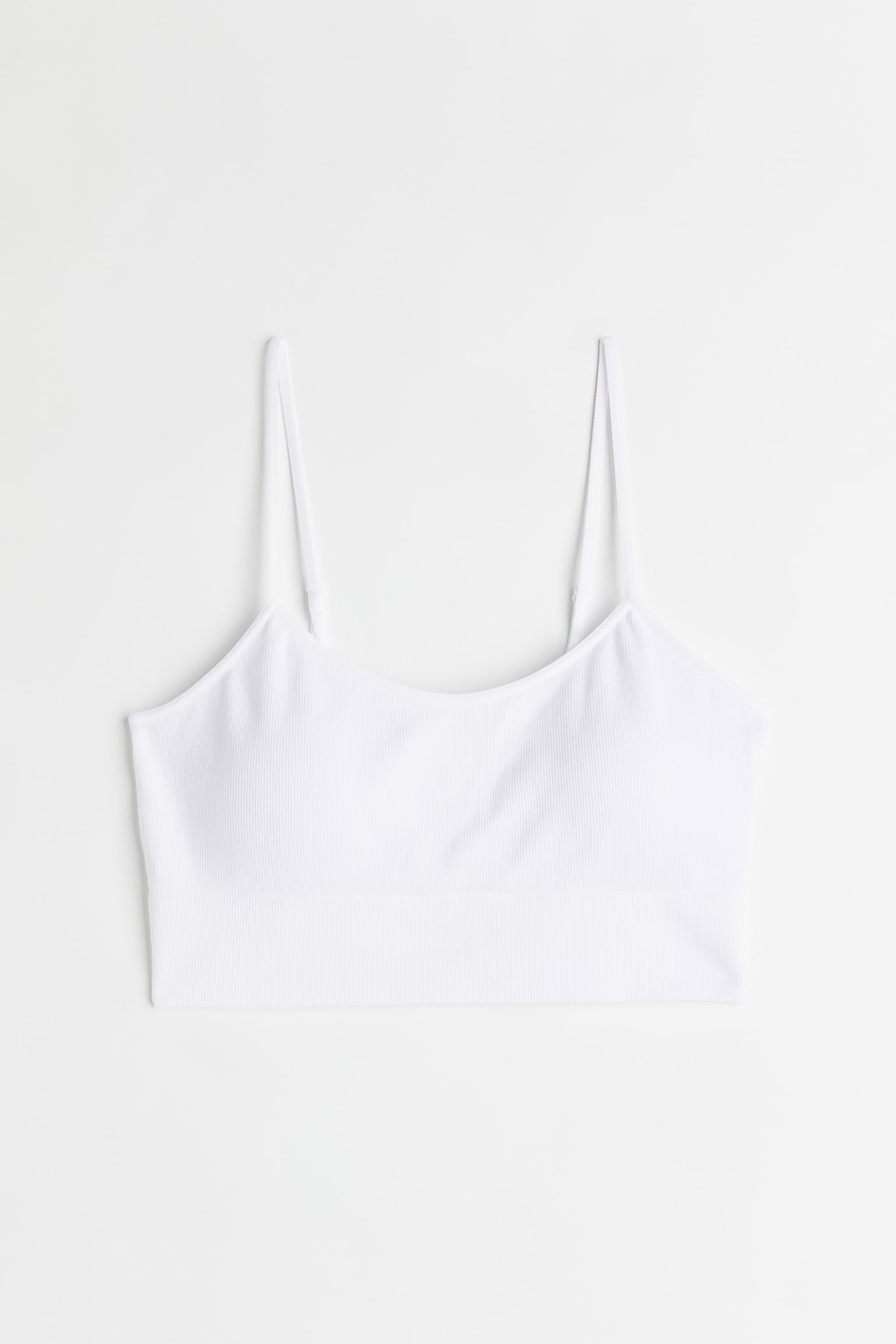 Seamless Bralette - White/Black - 1