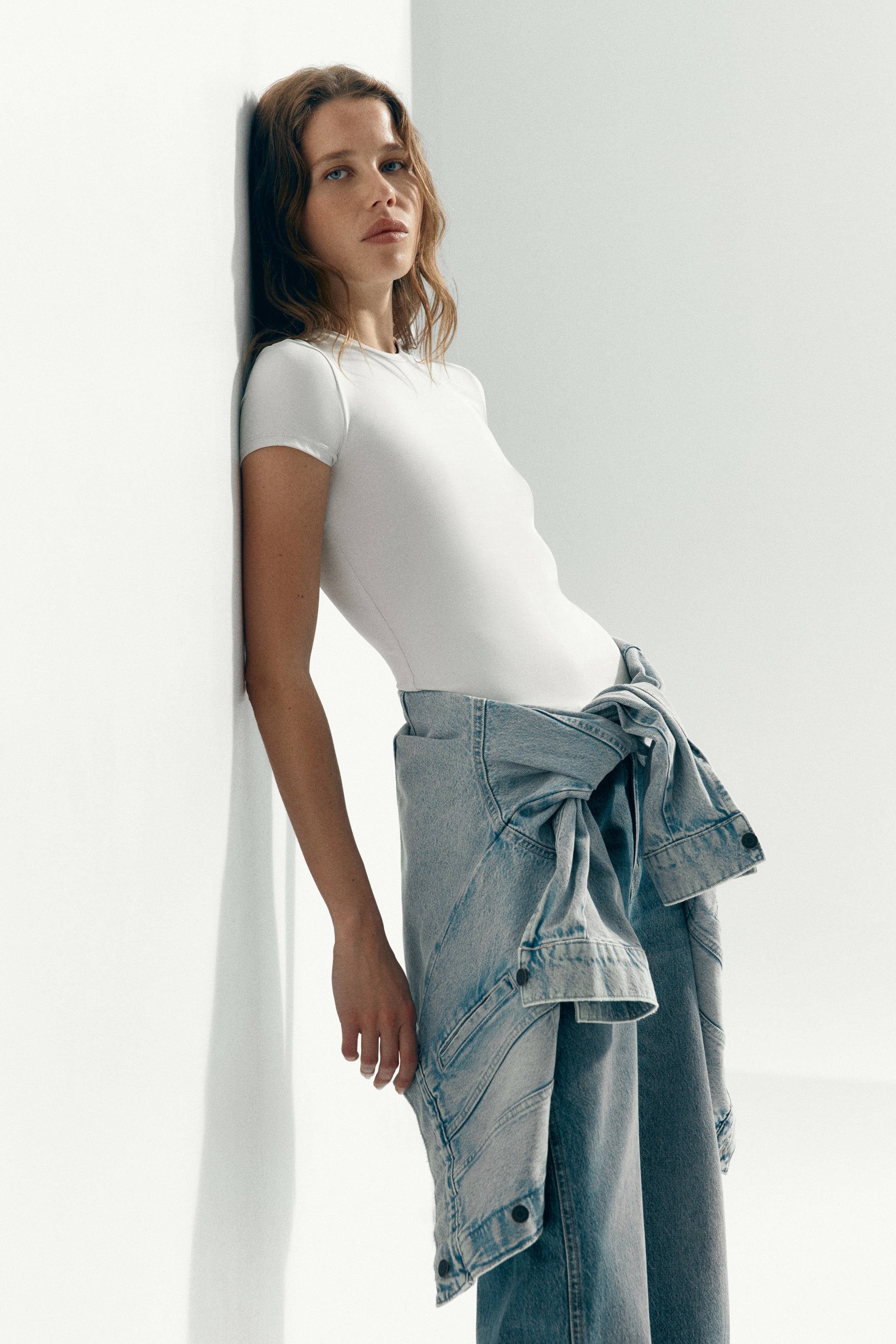 Fitted Microfiber T-shirt