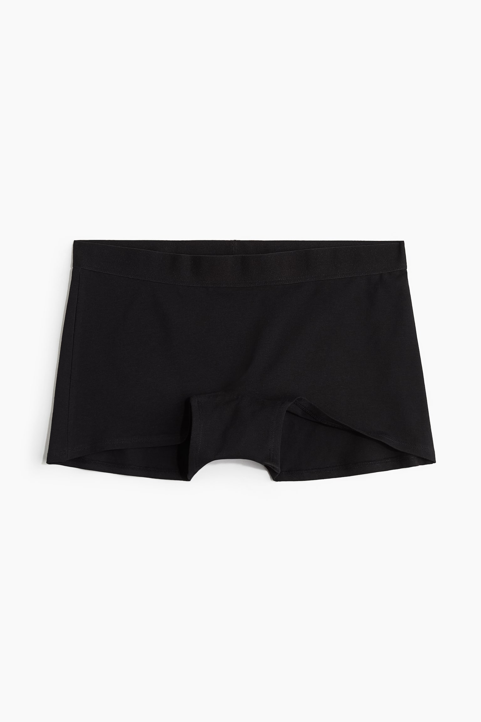 Женские хлопковые боксеры H&M, 3 шт, цвет: Чёрный — фото 4