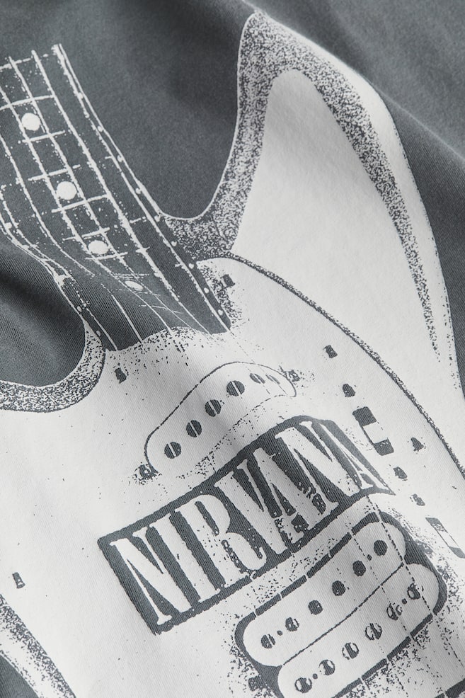 Oversized printed T-shirt - Dark grey/Nirvana/Cream/Formula 1/Light grey/Fender/White/Mary J Blige/dc/dc/dc/dc/dc/dc/dc - 4