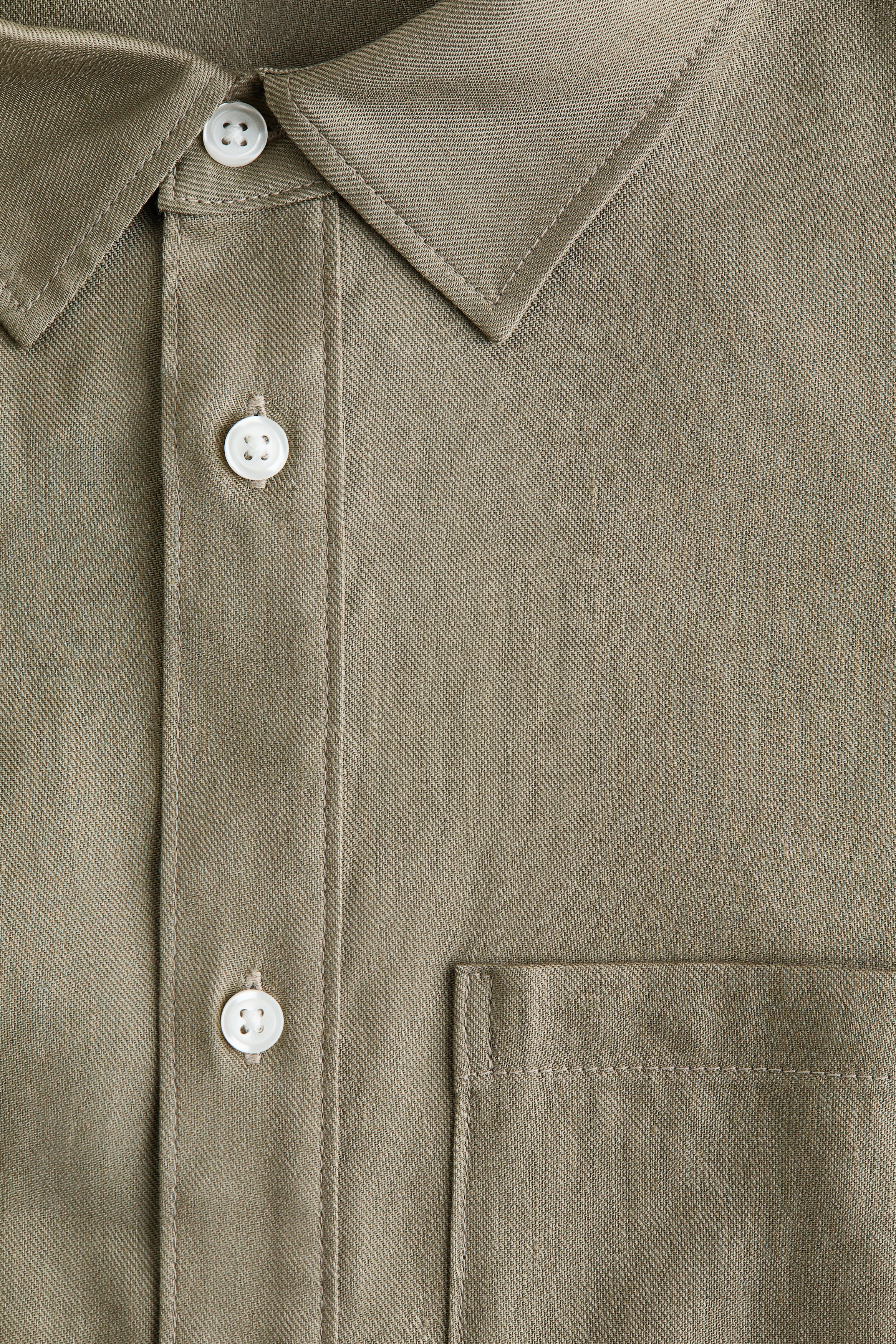 Easy Care Regular-Fit Linen-Blend Shirt