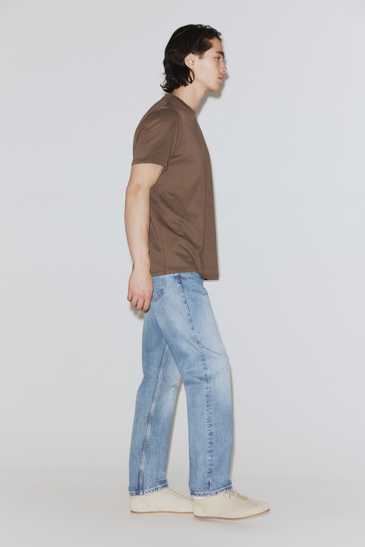 T-shirt Cooling Regular Fit - Marrone/Bianco/Grigio scuro mélange/Nero/Blu navy - 3