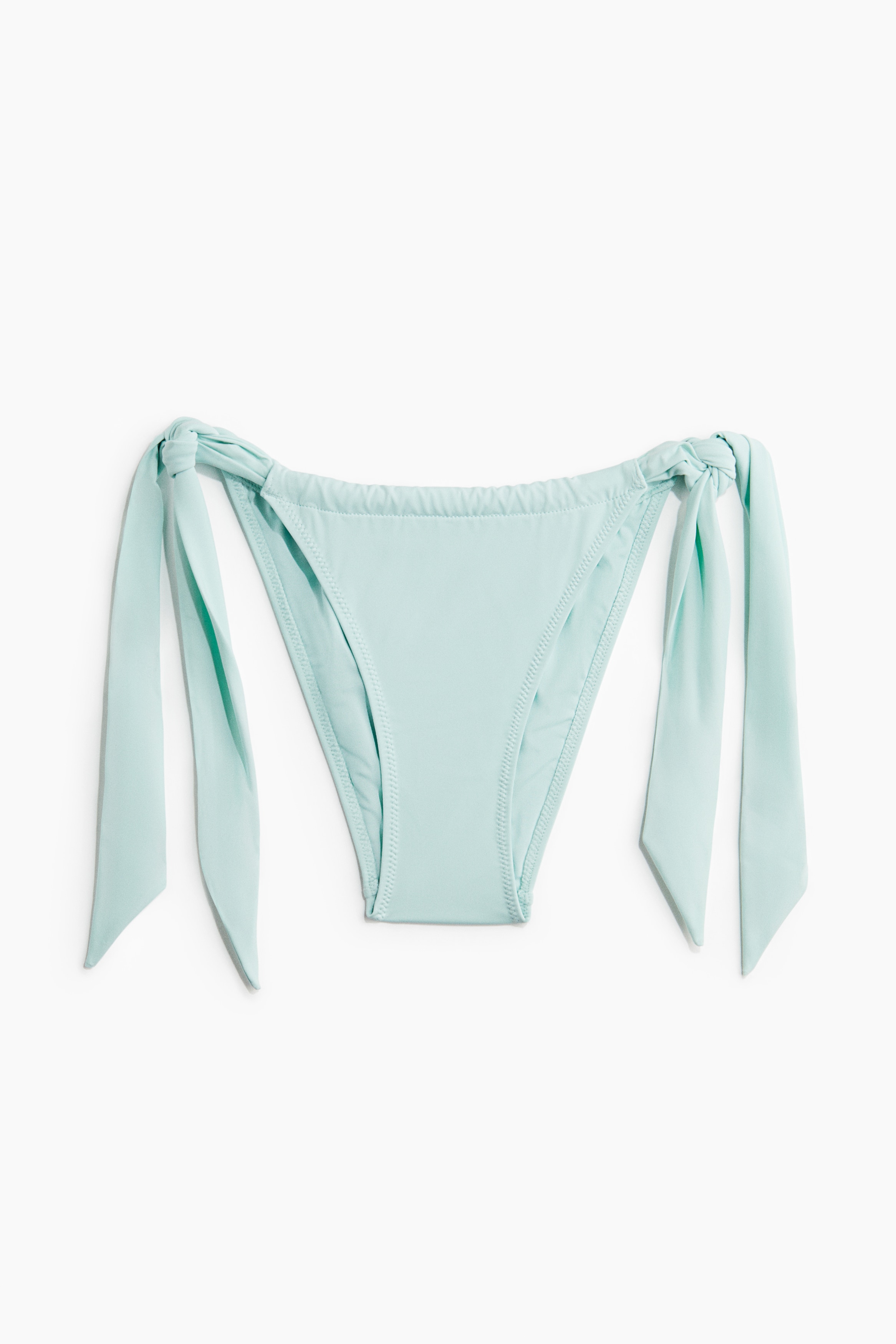 Σλιπ μπικίνι με δέσιμο στα πλάγια - Ανοιχτό τιρκουάζ