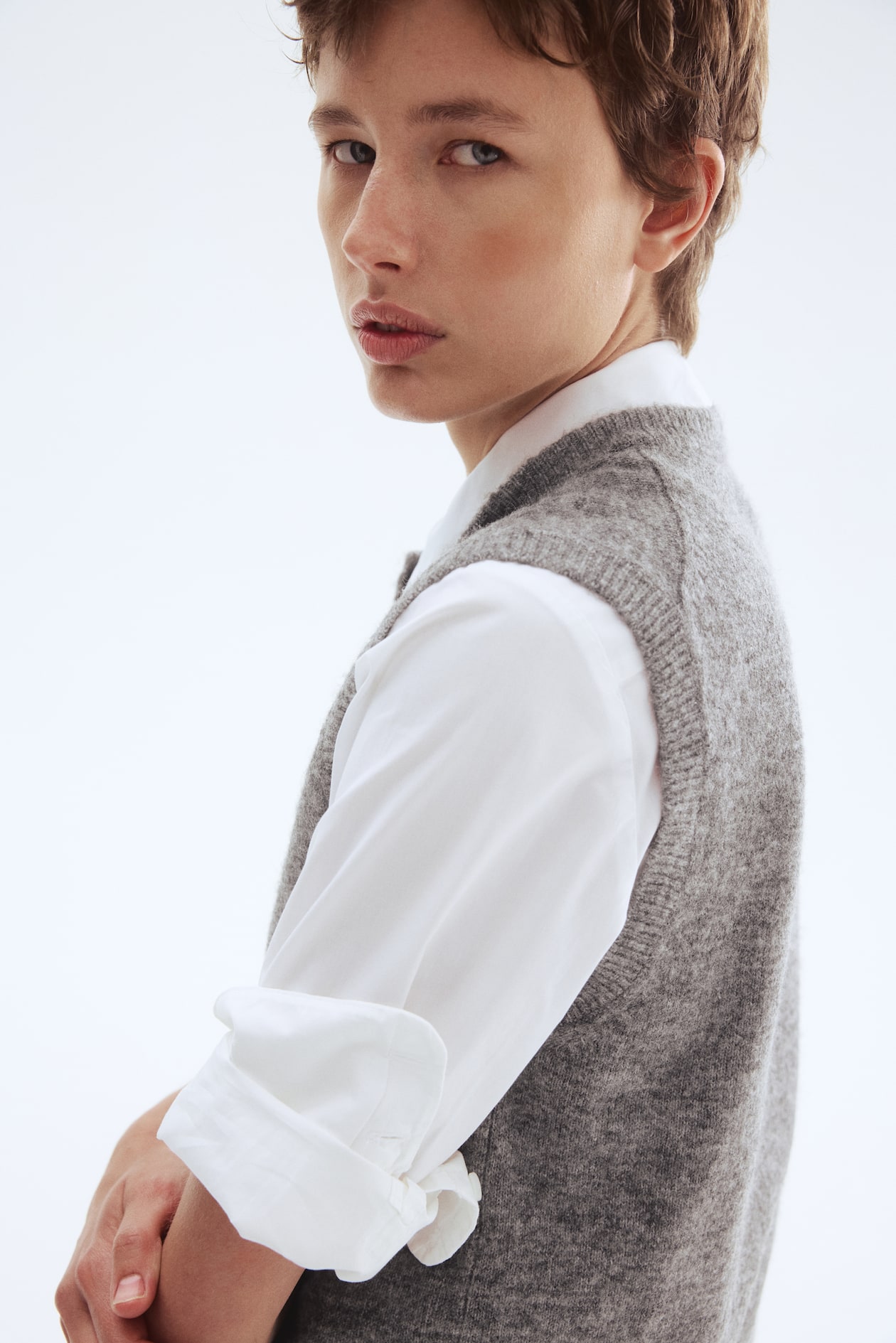 Fine-Knit Vest - image 5