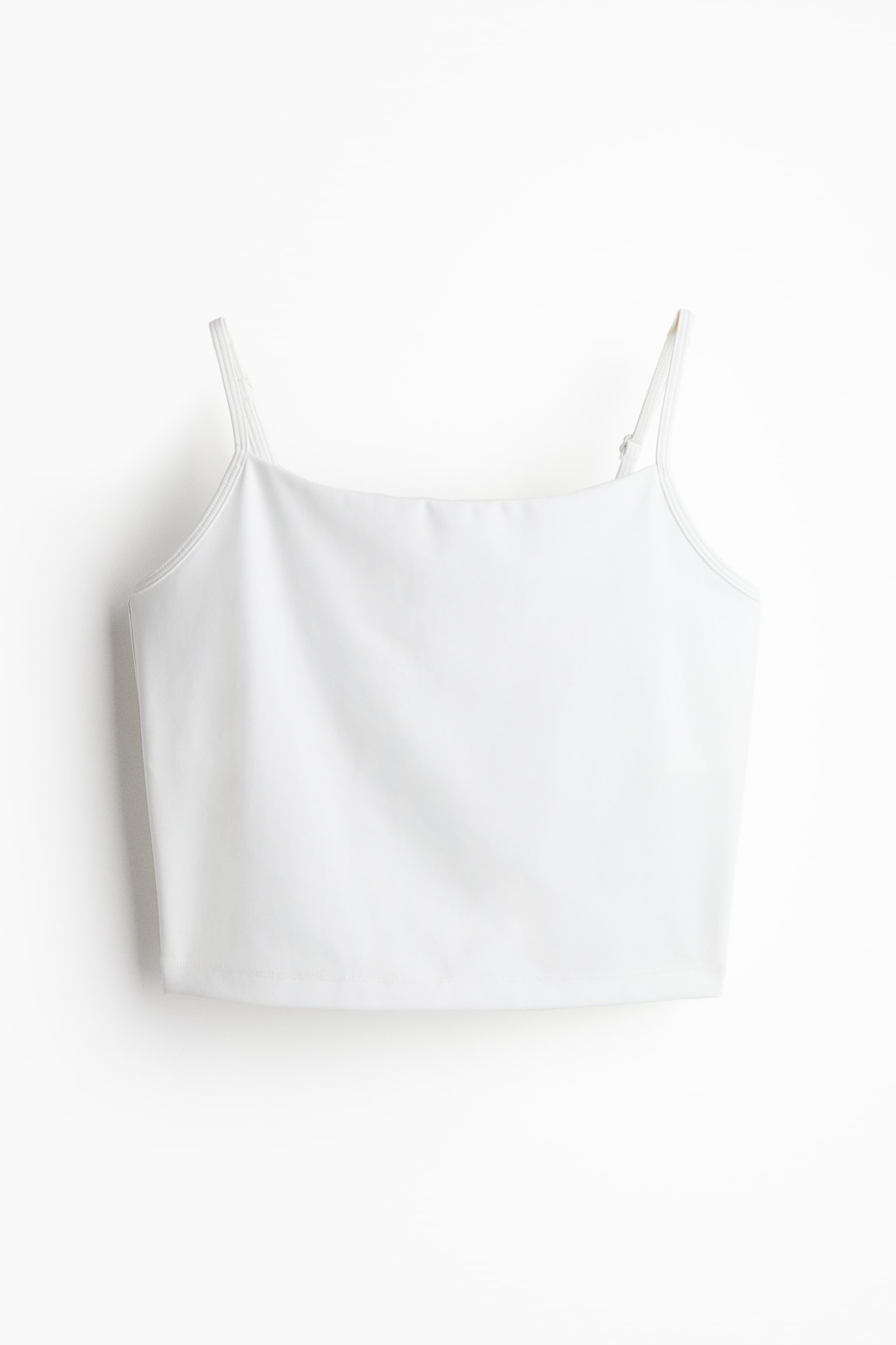 Cropped sports vest top in DryMove™ - Vit/Mörkgrå/Röd/Marinblå/Svart/Beige - 2