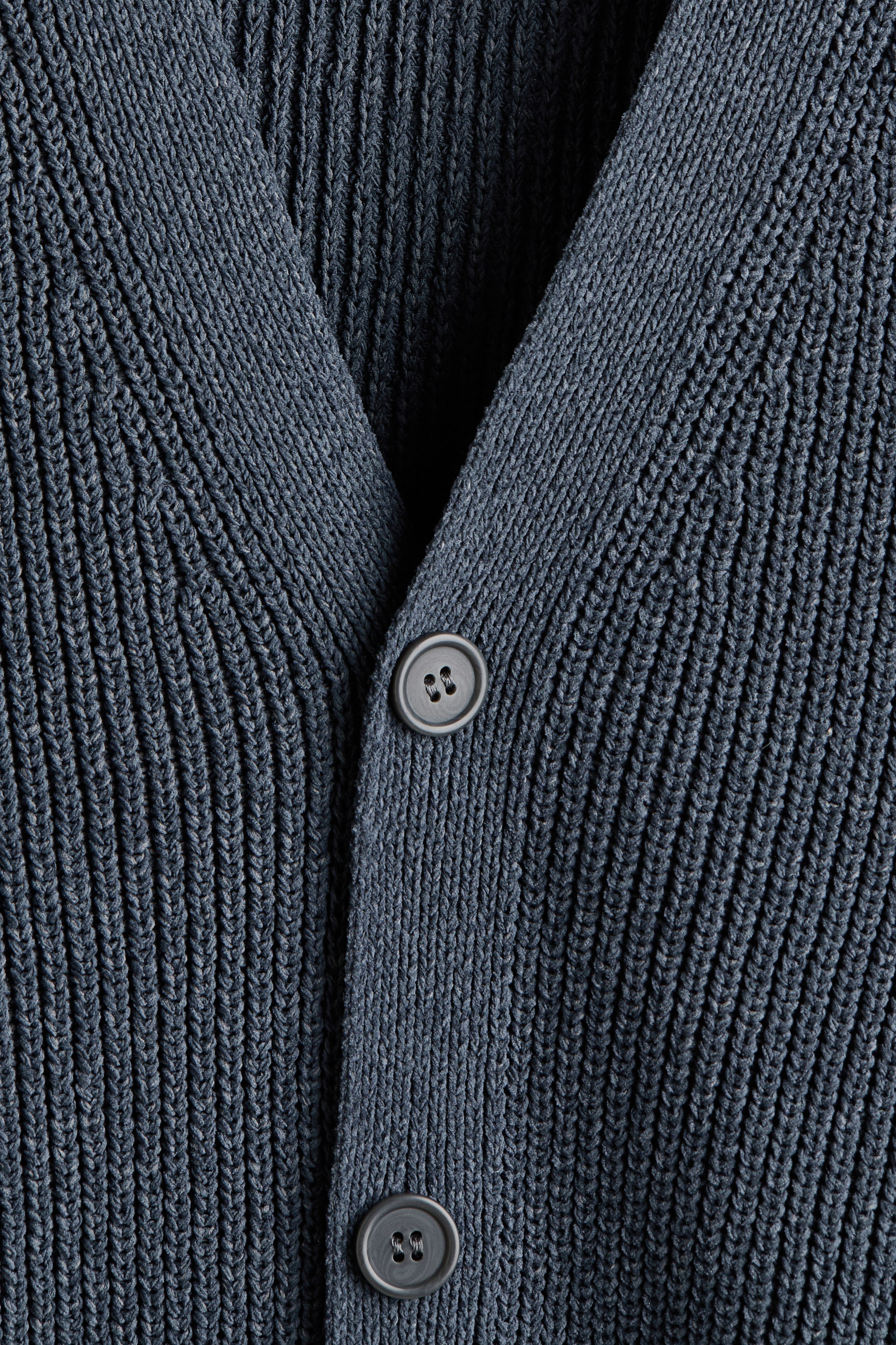 Relaxed Fit Patent-knit chenille cardigan