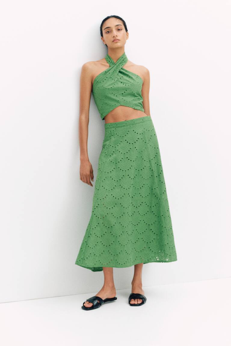 Broderie anglaise skirt