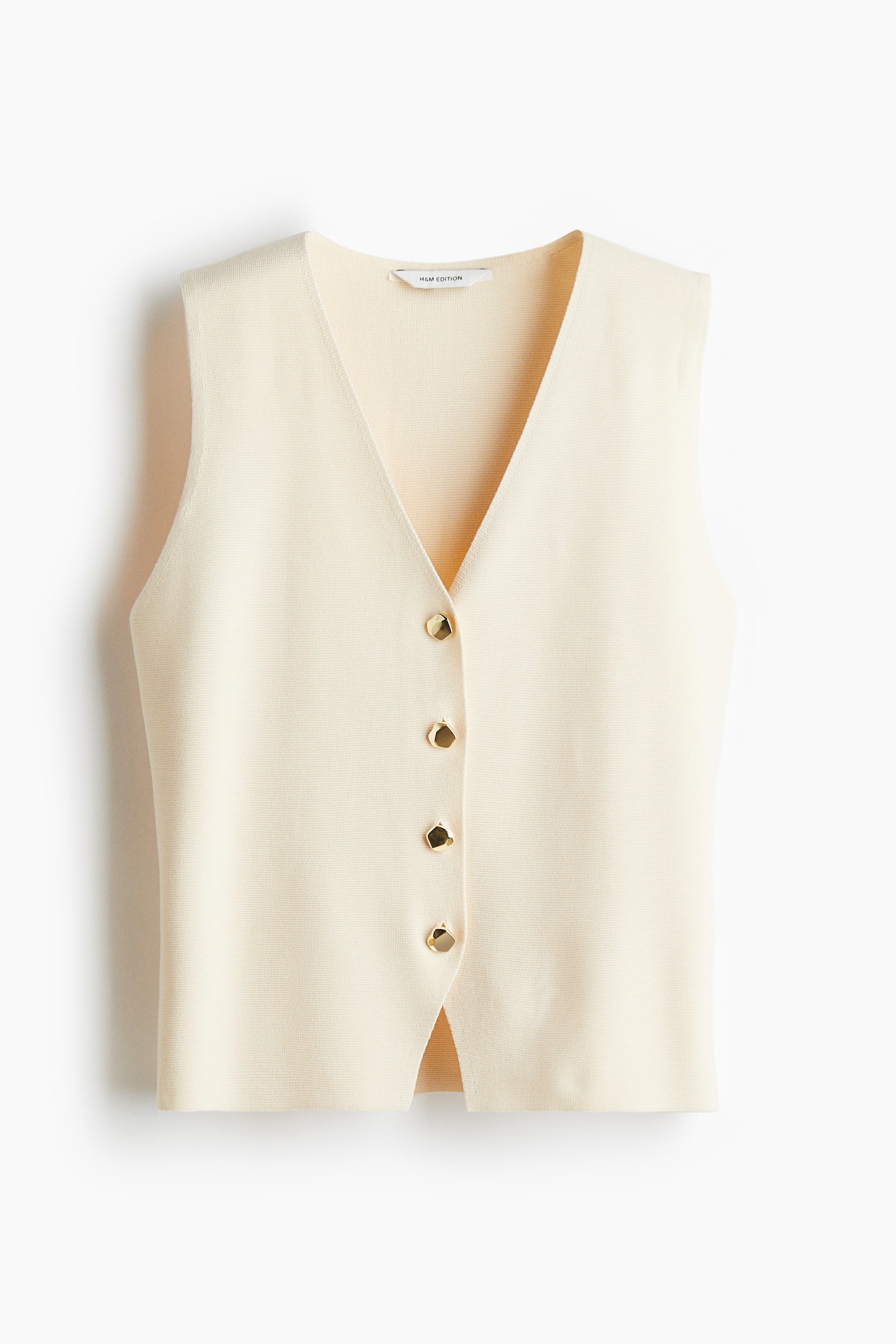 Bedene Oturan Yelek - Krem/Siyah - 1