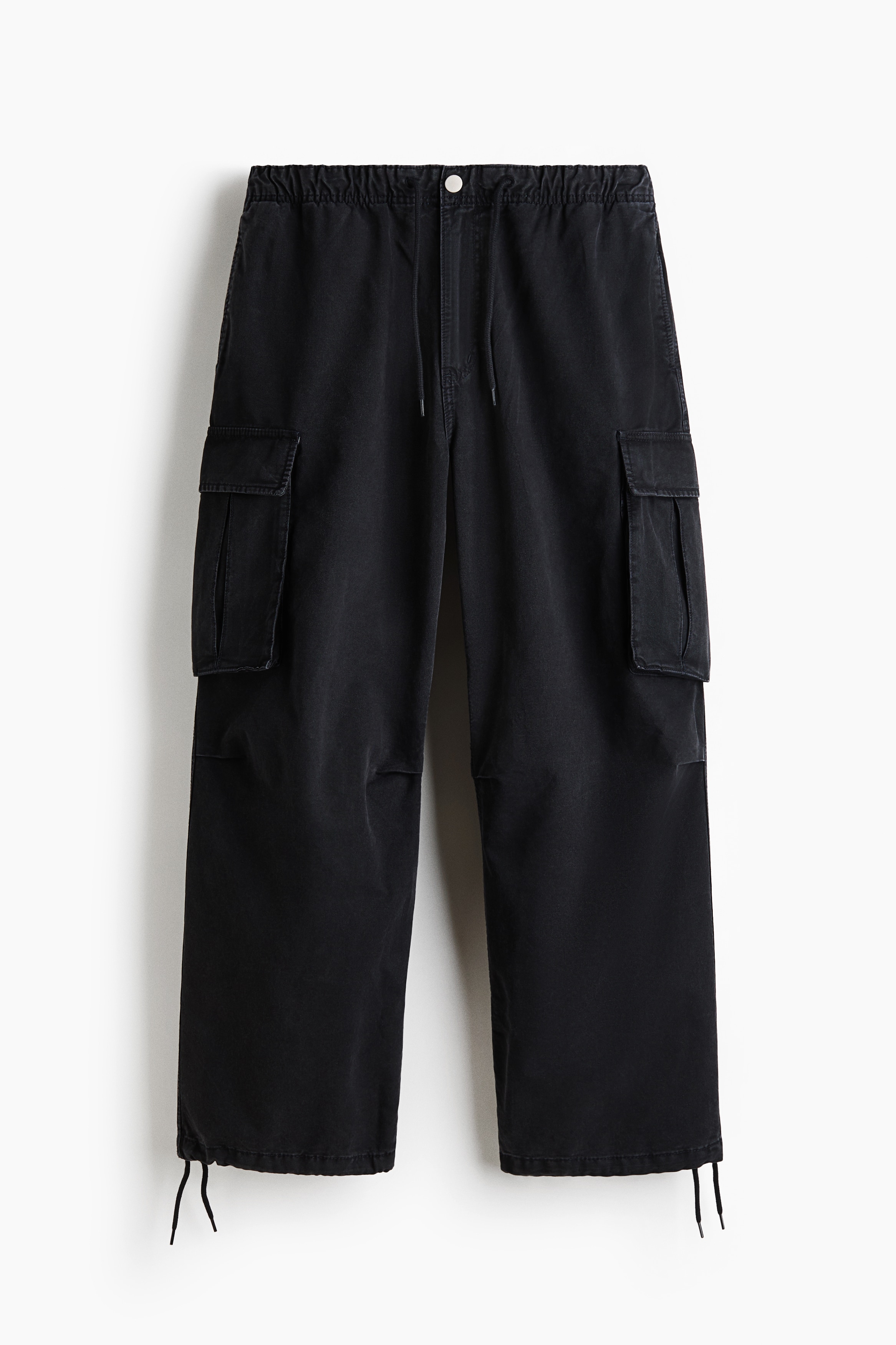 Loose Fit Cargo trousers - Black/Dark grey