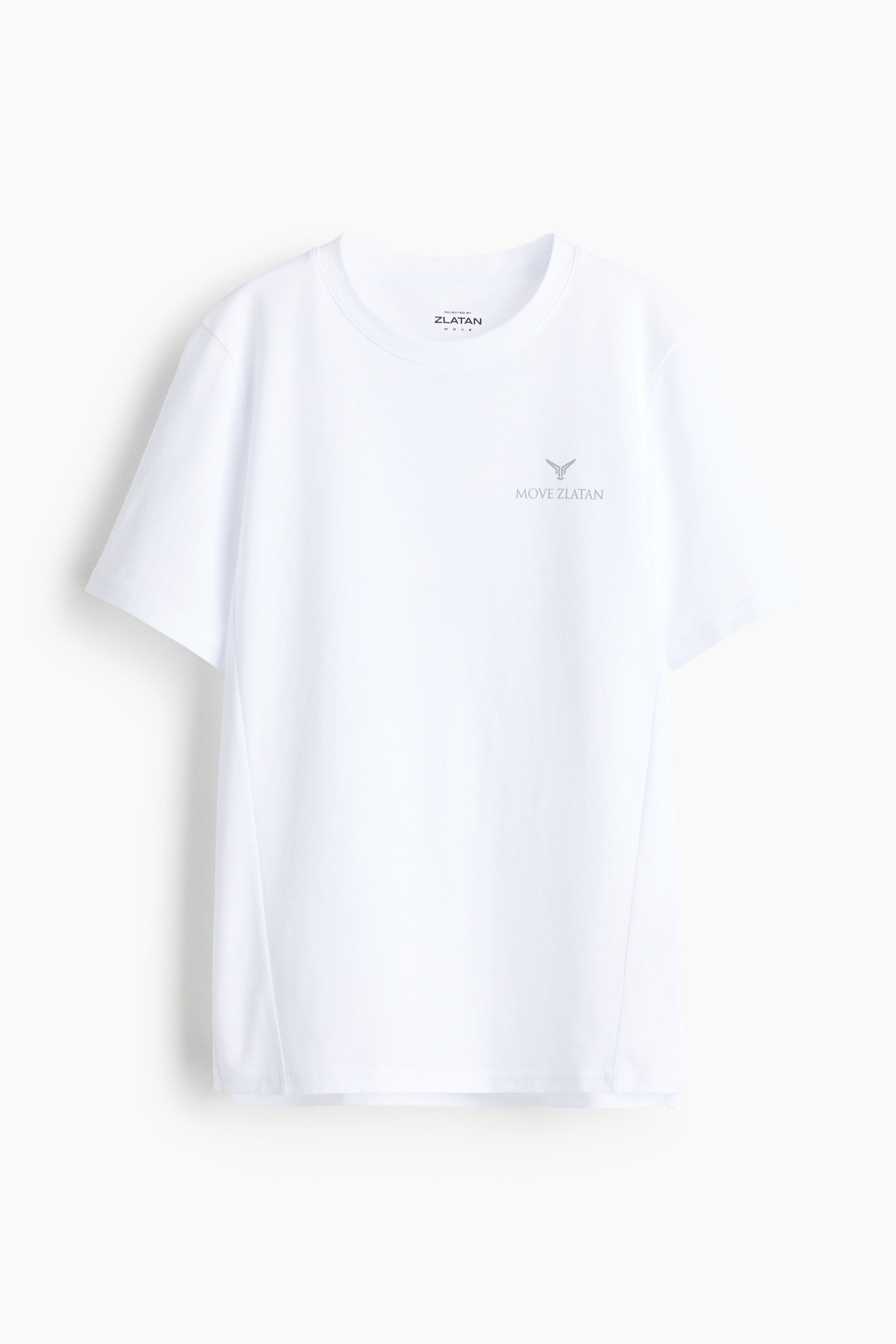 Trenings-T-shirt med DryMove™ - Hvit/Grå/Blå