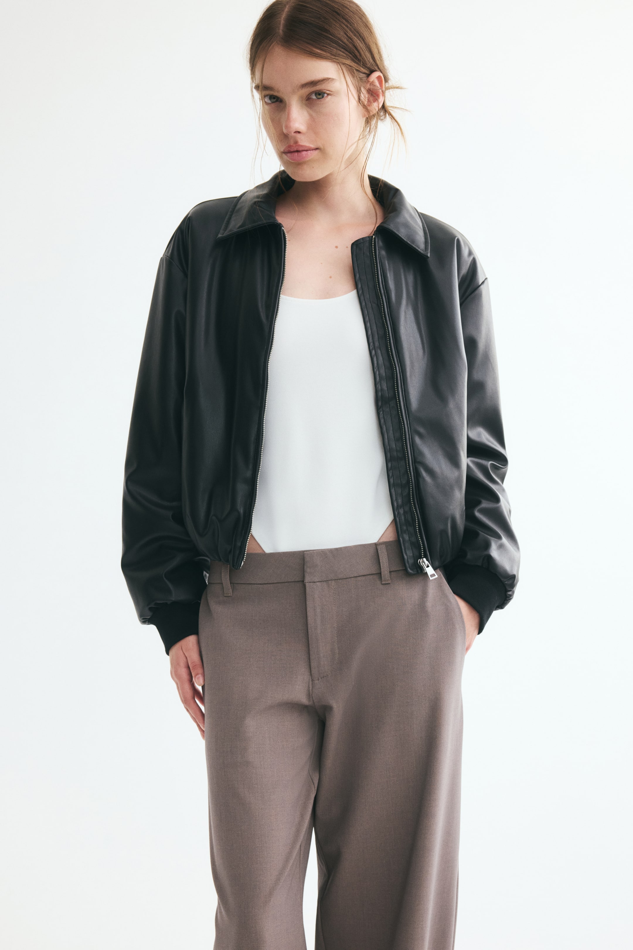 Dressy Barrel-Leg Pants